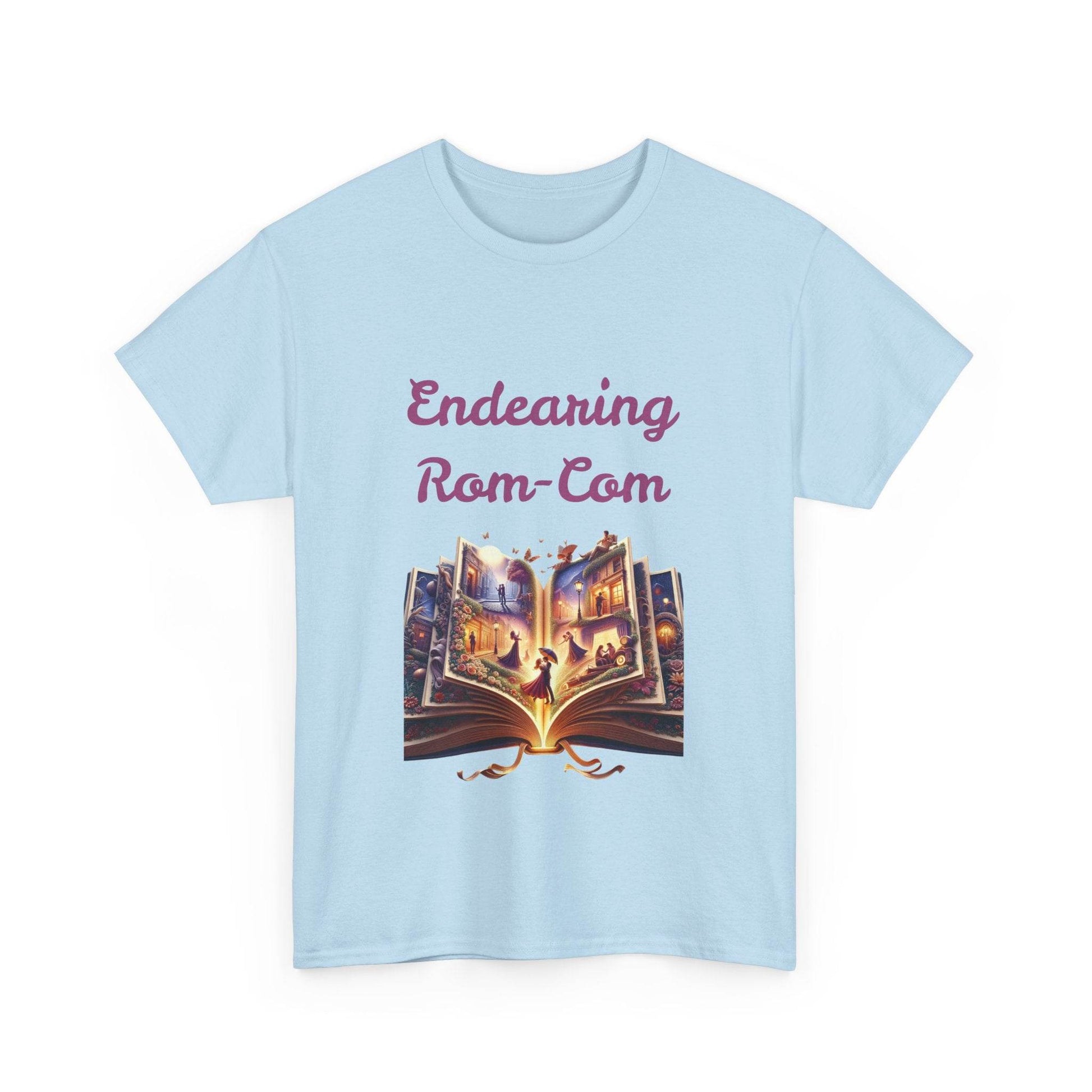 Endearing - Unisex Heavy Cotton Tee - Rom-Com Books - The Dreamer's Bookshop.