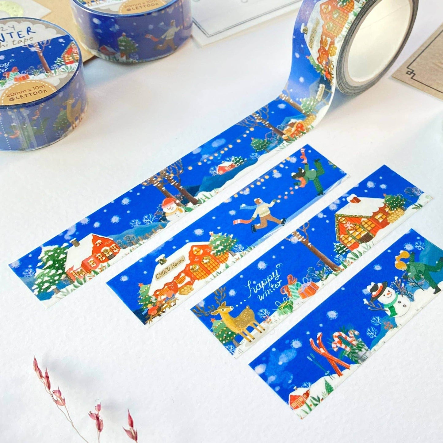 LETTOOn - Washi-tape - Gezellige Winter - The Dreamer's Bookshop.