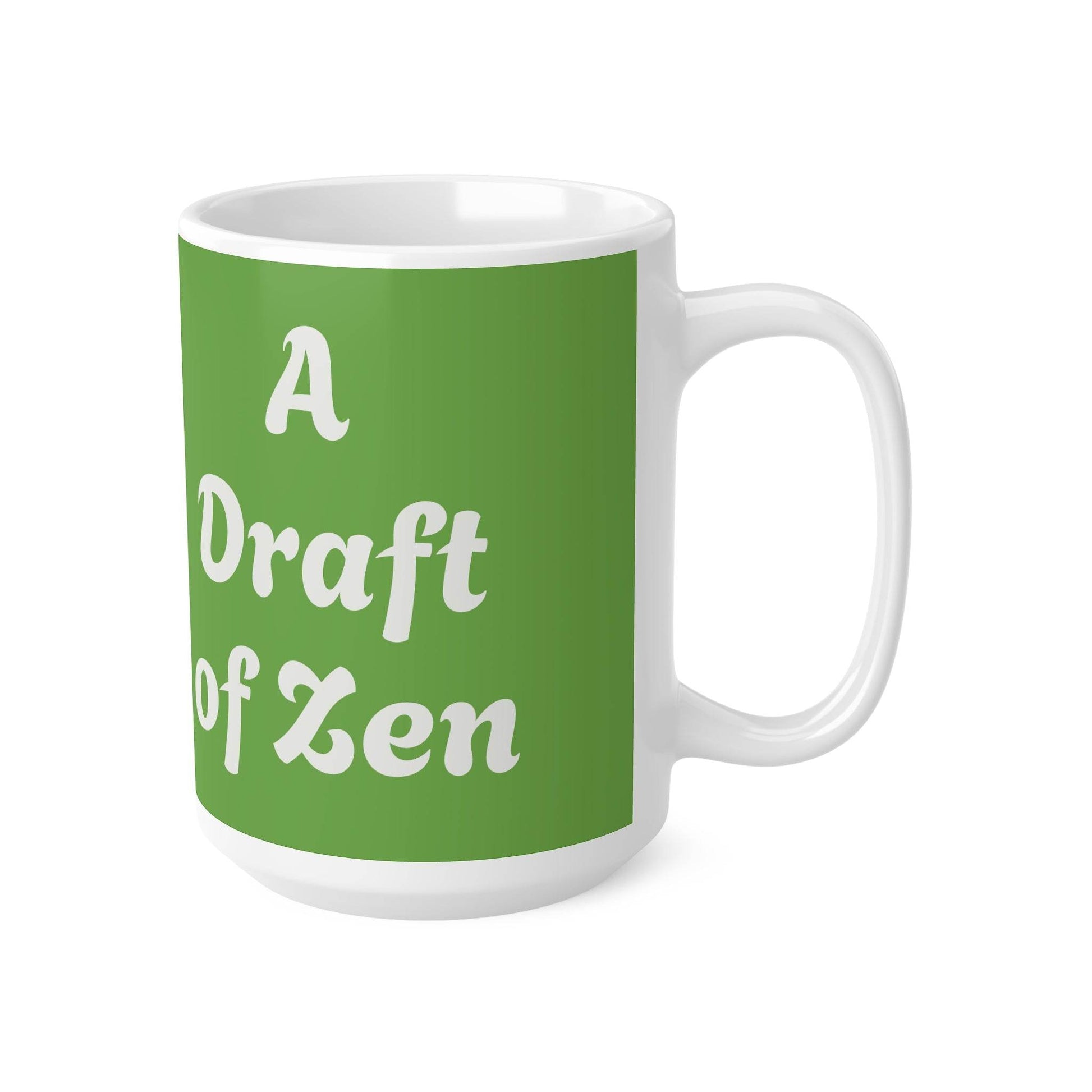 Inspiring Ceramic Coffee Mug - 'A Draft of Zen' - Perfect Gift for Coffee Lovers - The Dreamer's Bookshop.