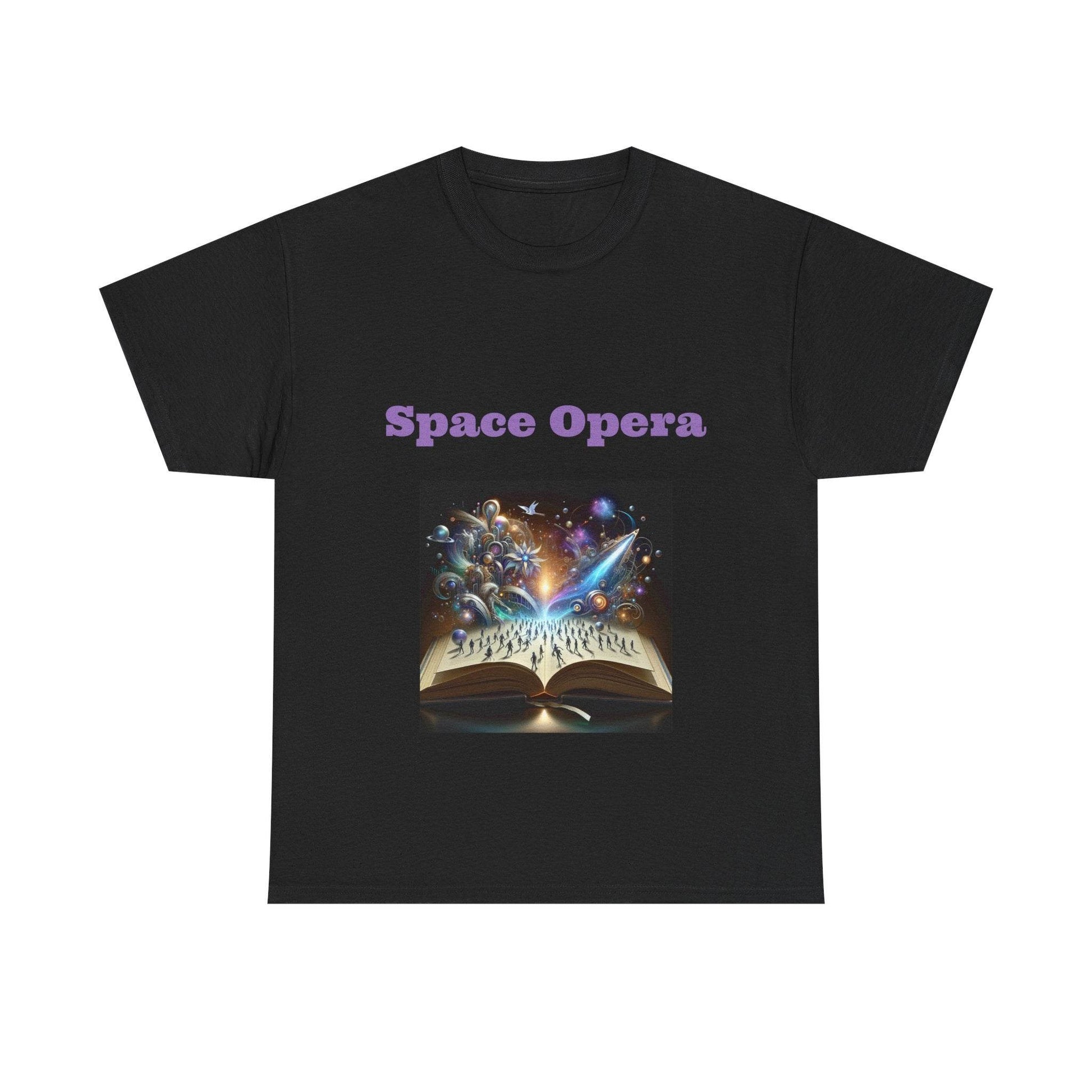 Space Opera - Unisex Heavy Cotton Tee - Sci-Fi Books - The Dreamer's Bookshop.