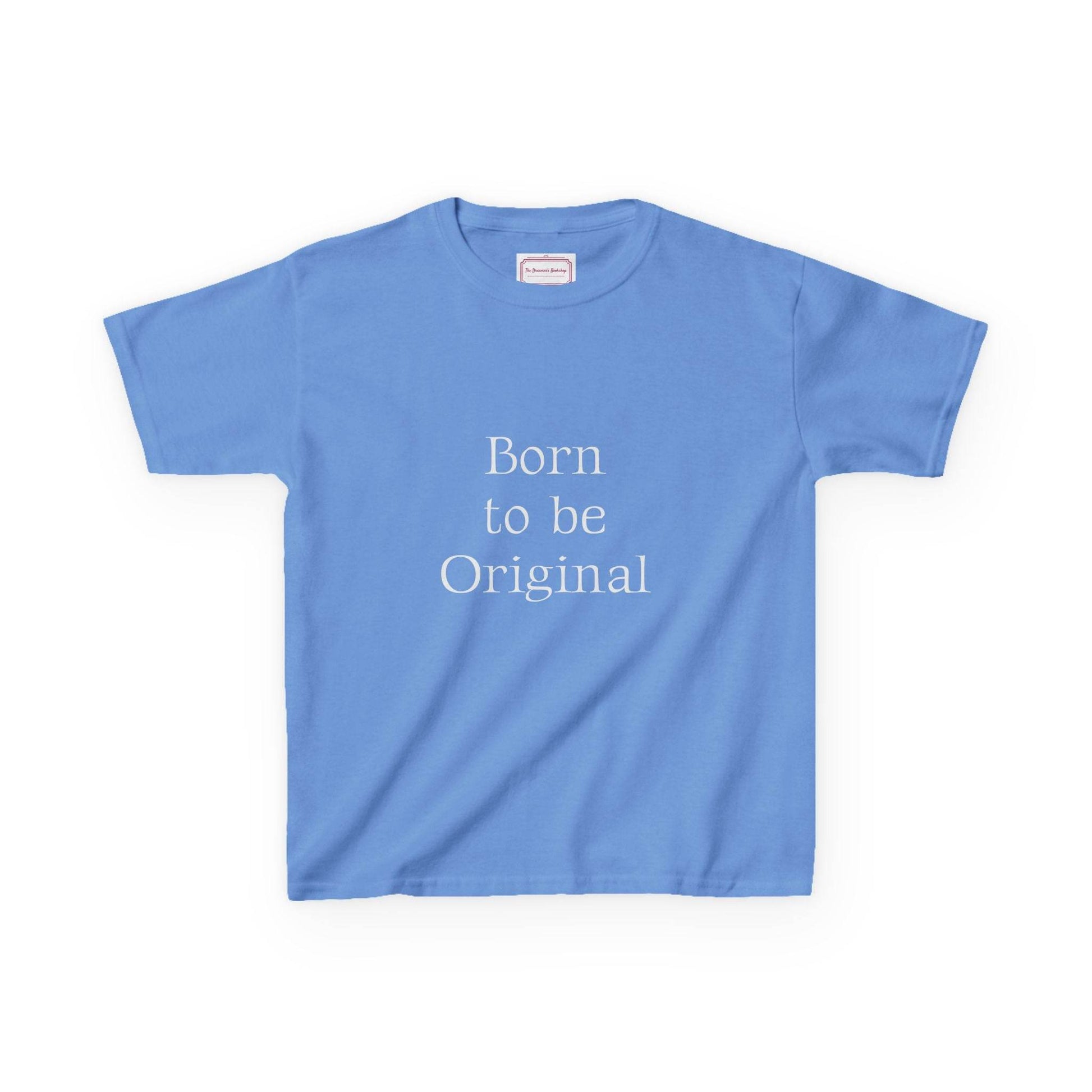 EU - Kids 'Born to be Original' Cotton Tee - Support Young Creators - The Dreamer's Bookshop.