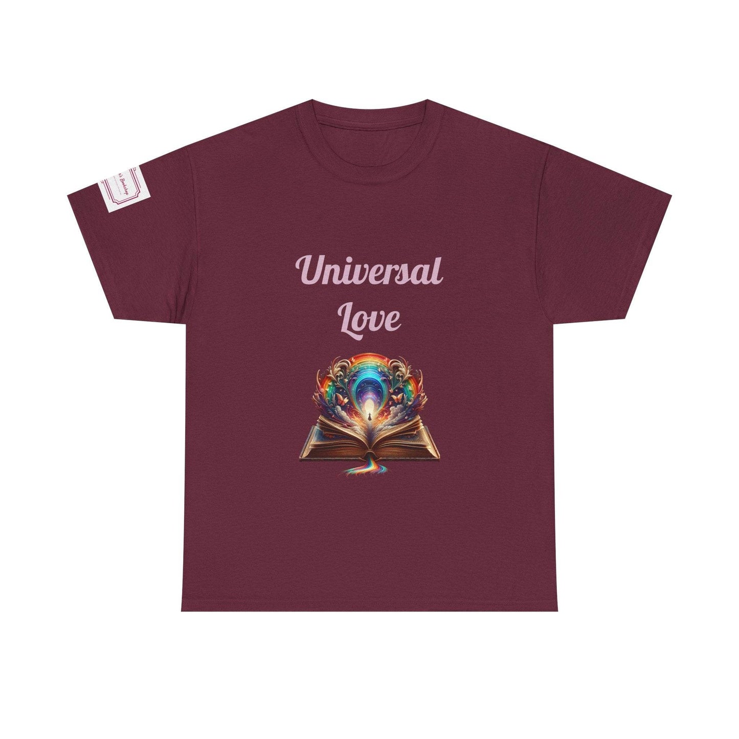 Universal Love - Unisex Heavy Cotton Tee - Queer Romance Books - The Dreamer's Bookshop.