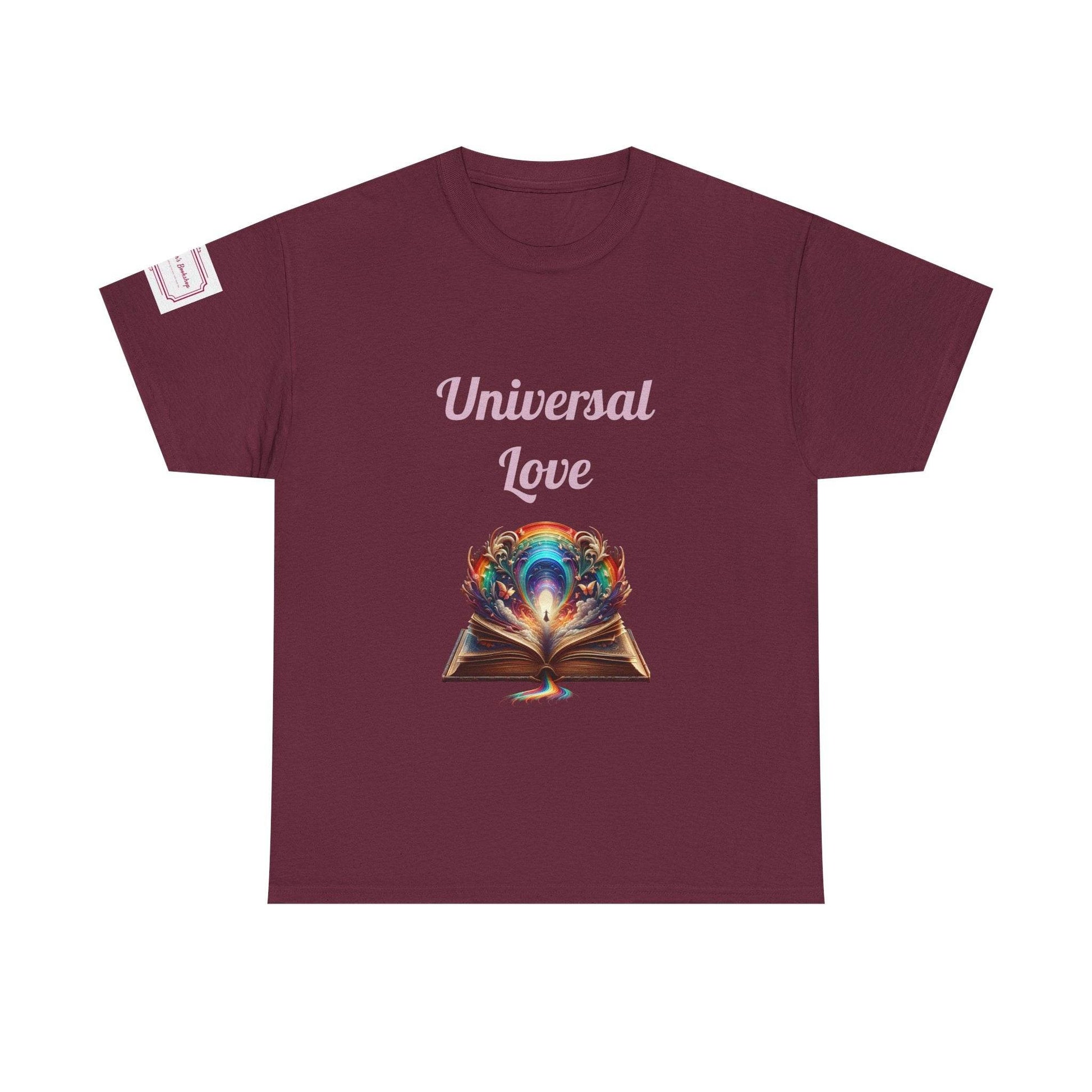 Universal Love - Unisex Heavy Cotton Tee - Queer Romance Books - The Dreamer's Bookshop.