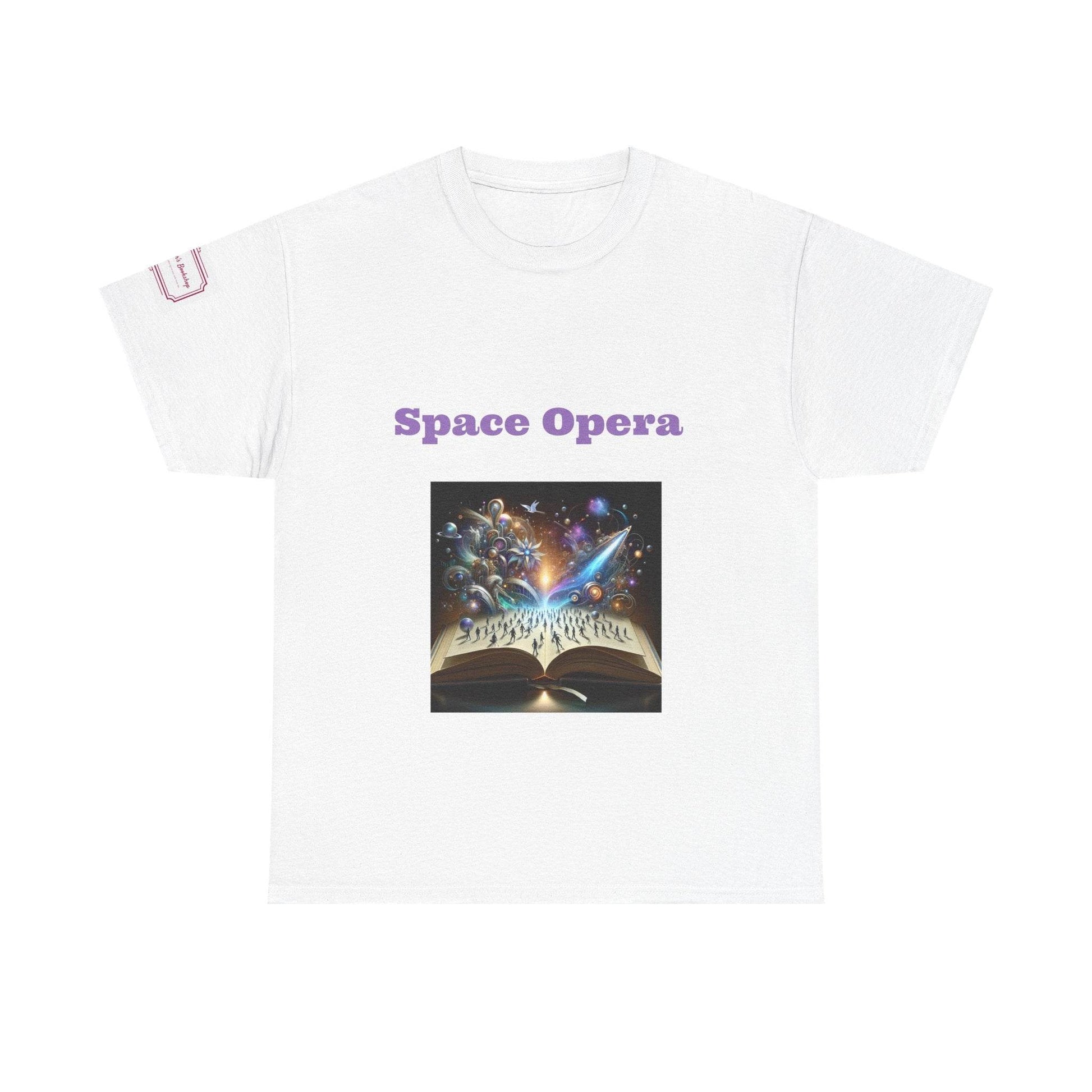 Space Opera - Unisex Heavy Cotton Tee - Sci-Fi Books - The Dreamer's Bookshop.