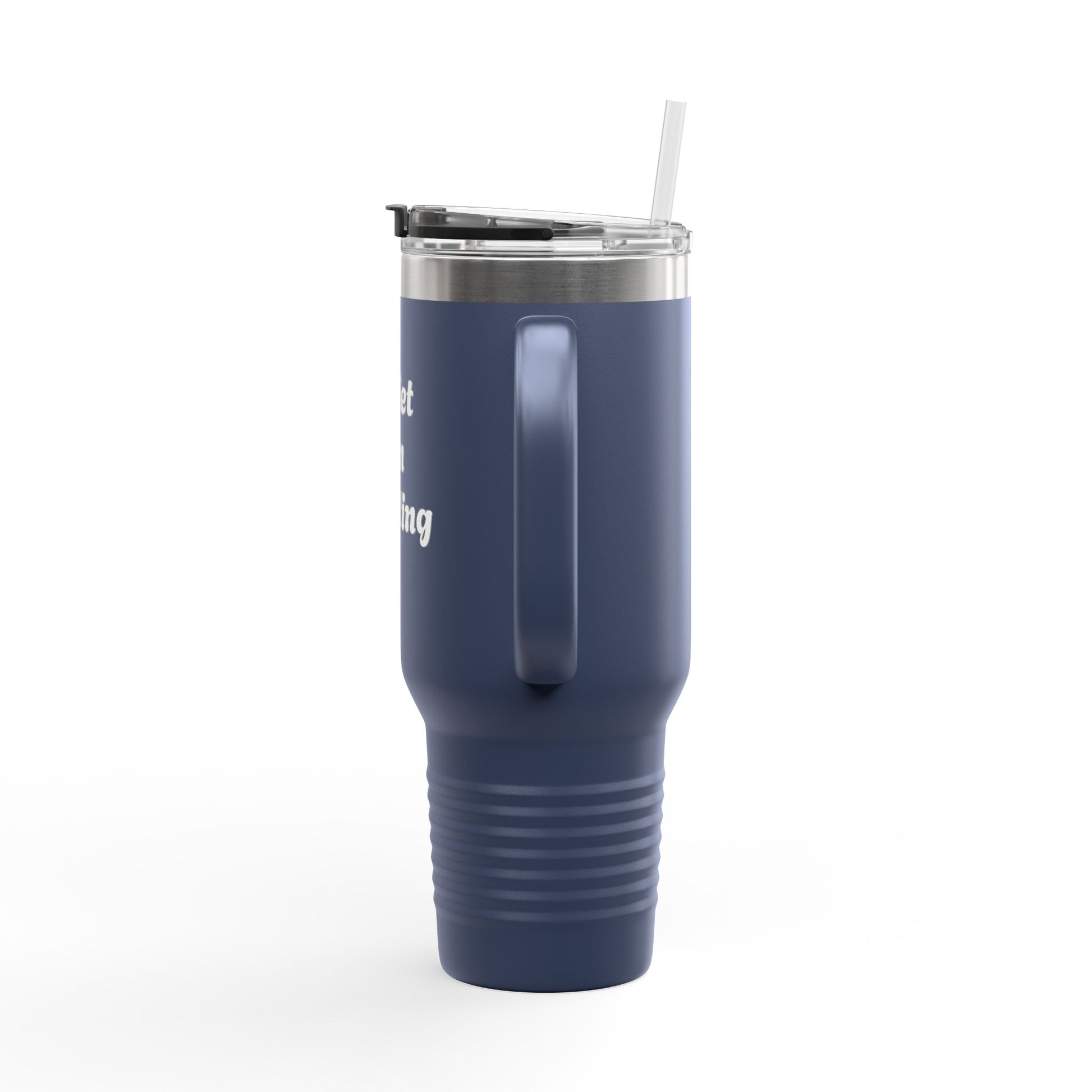 Insulated Travel Mug - "Quiet I'm Reading" - 40oz Coffee Cup for Book Lovers - The Dreamer's Bookshop.