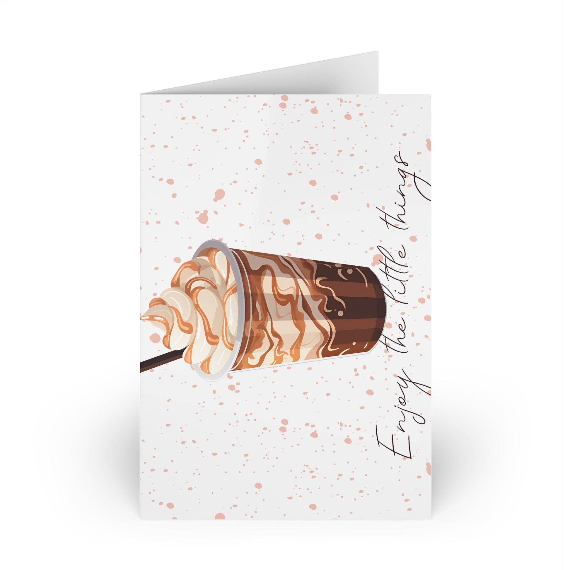 The Dreamer's Bookshop "Iced Coffee" Enjoy the Little Things Card - The Dreamer's Bookshop.