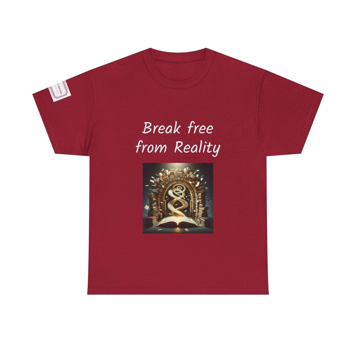 Break Free - Graphic Unisex Heavy Cotton Tee - Book Lovers - The Dreamer's Bookshop.