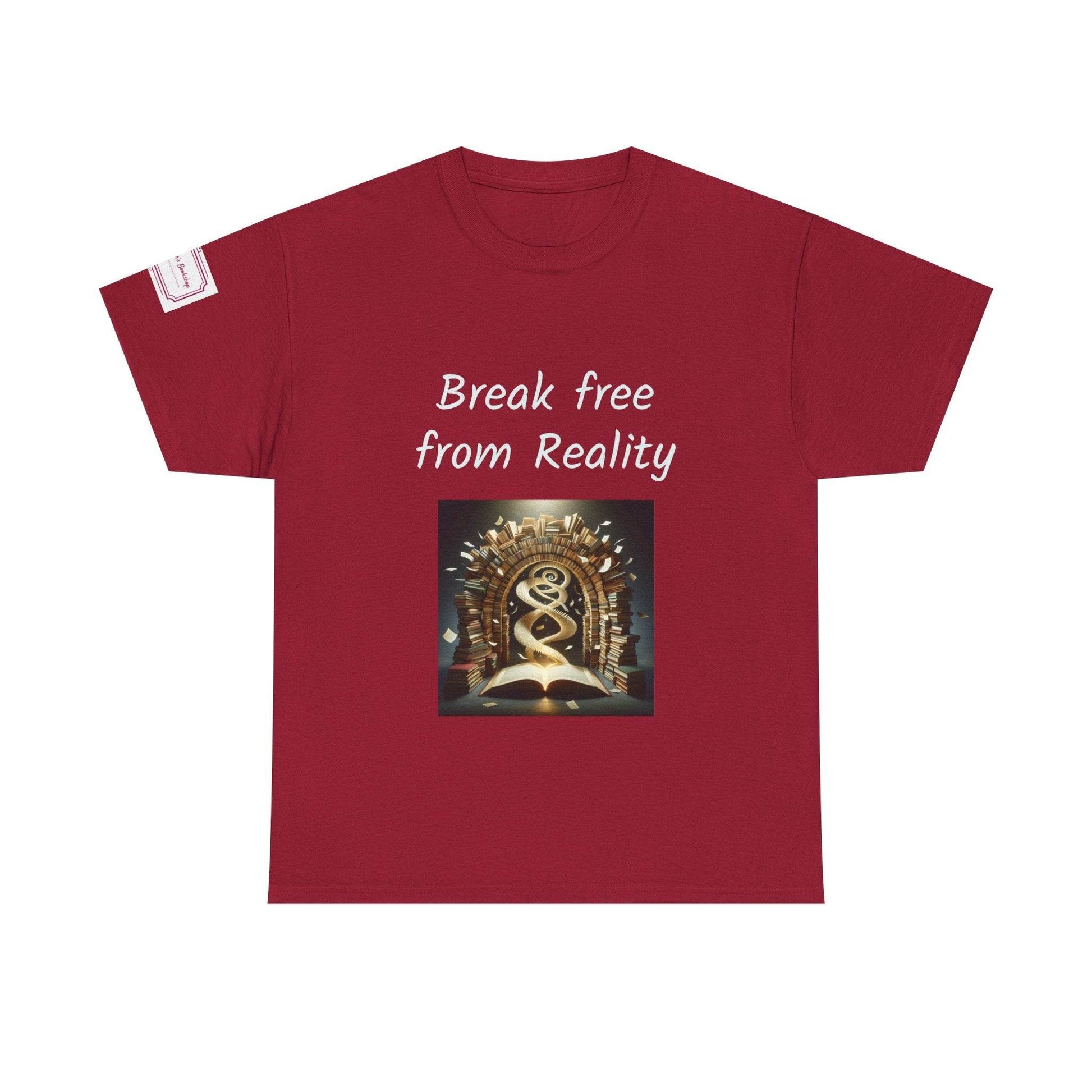 Break Free - Graphic Unisex Heavy Cotton Tee - Book Lovers - The Dreamer's Bookshop.