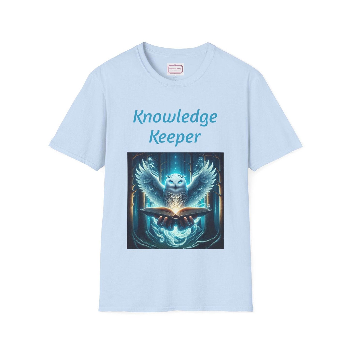 Knowledge Keeper Owl T-Shirt for Book Lovers - Proud Reader - The Dreamer's Bookshop.