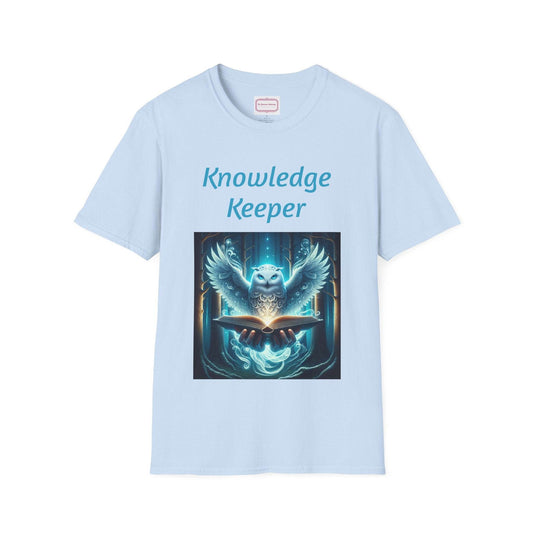 Knowledge Keeper Owl T-Shirt for Book Lovers - Proud Reader - The Dreamer's Bookshop.