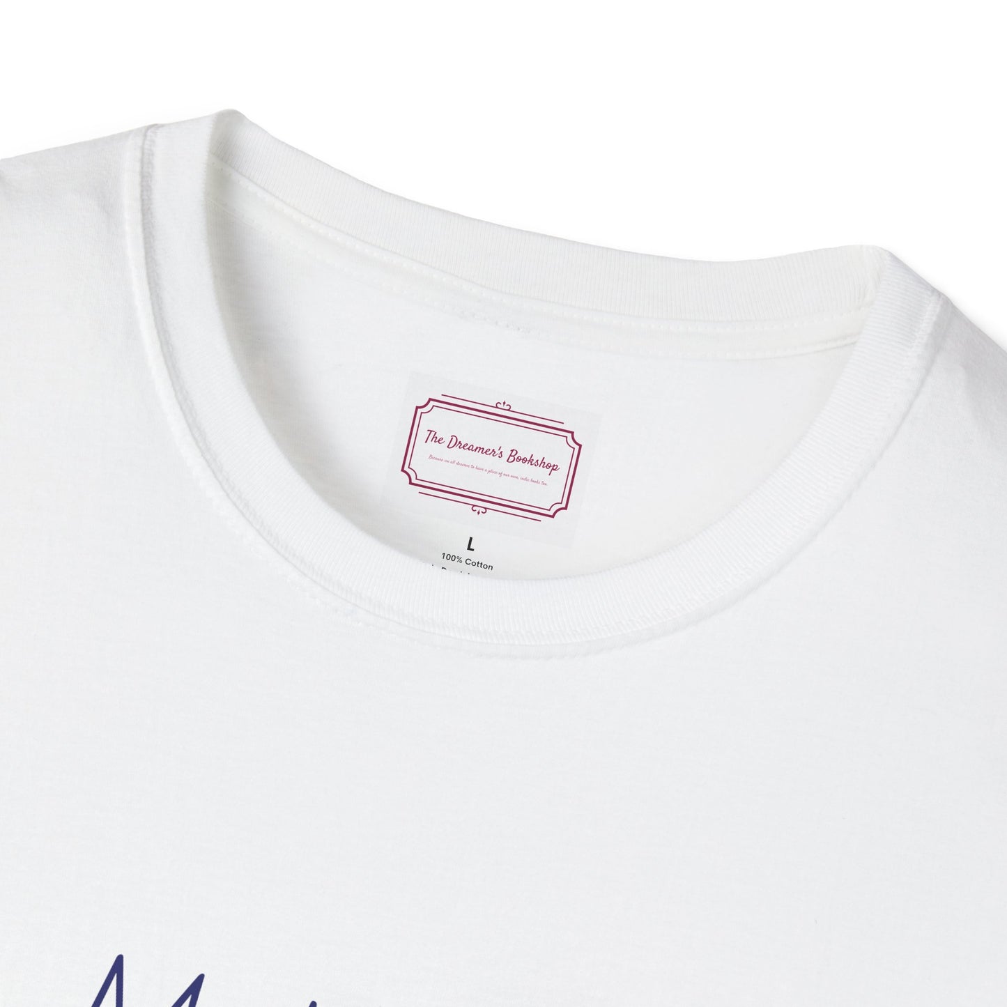 Motivational Unisex Softstyle T-Shirt - "Make Life More Positive" - The Dreamer's Bookshop.