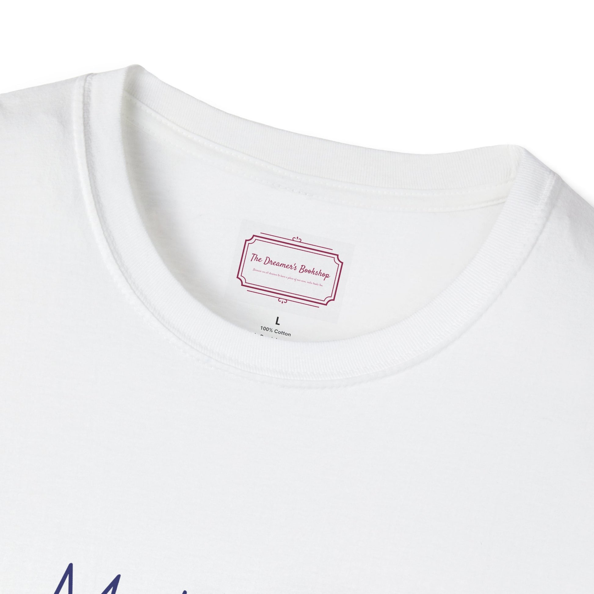 Motivational Unisex Softstyle T-Shirt - "Make Life More Positive" - The Dreamer's Bookshop.