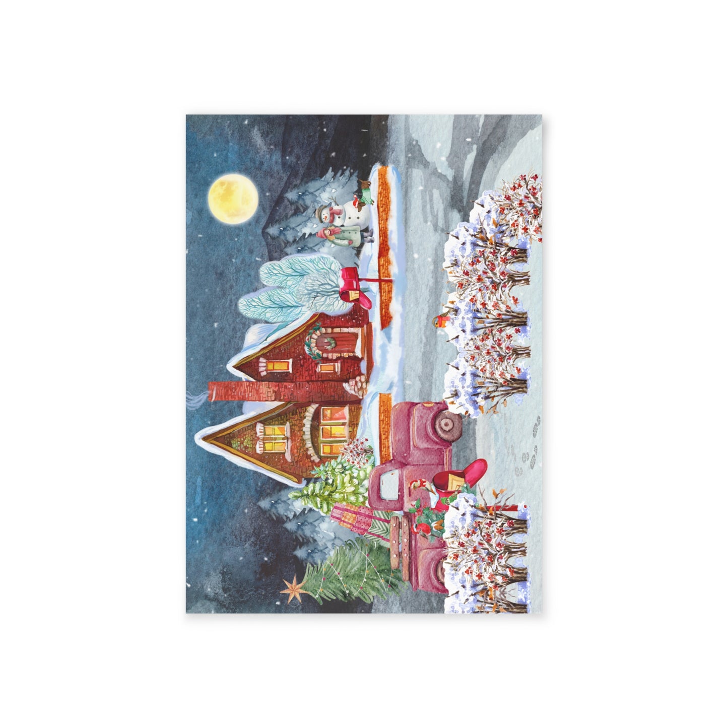 The Dreamer's Bookshop "Winter Suburbs" Christmas Card