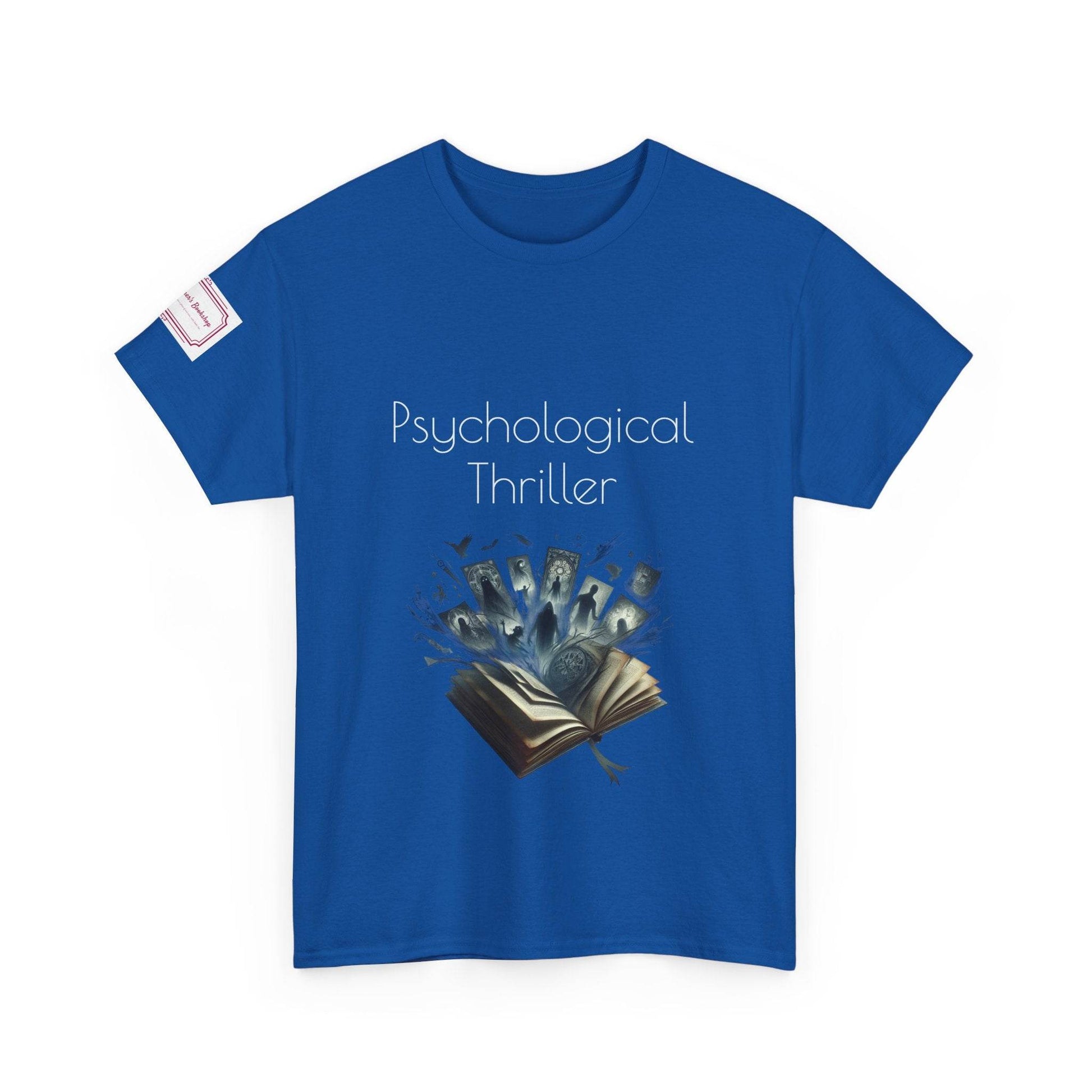 Fiction - Graphic Unisex Heavy Cotton Tee - Psychological Thriller - The Dreamer's Bookshop.