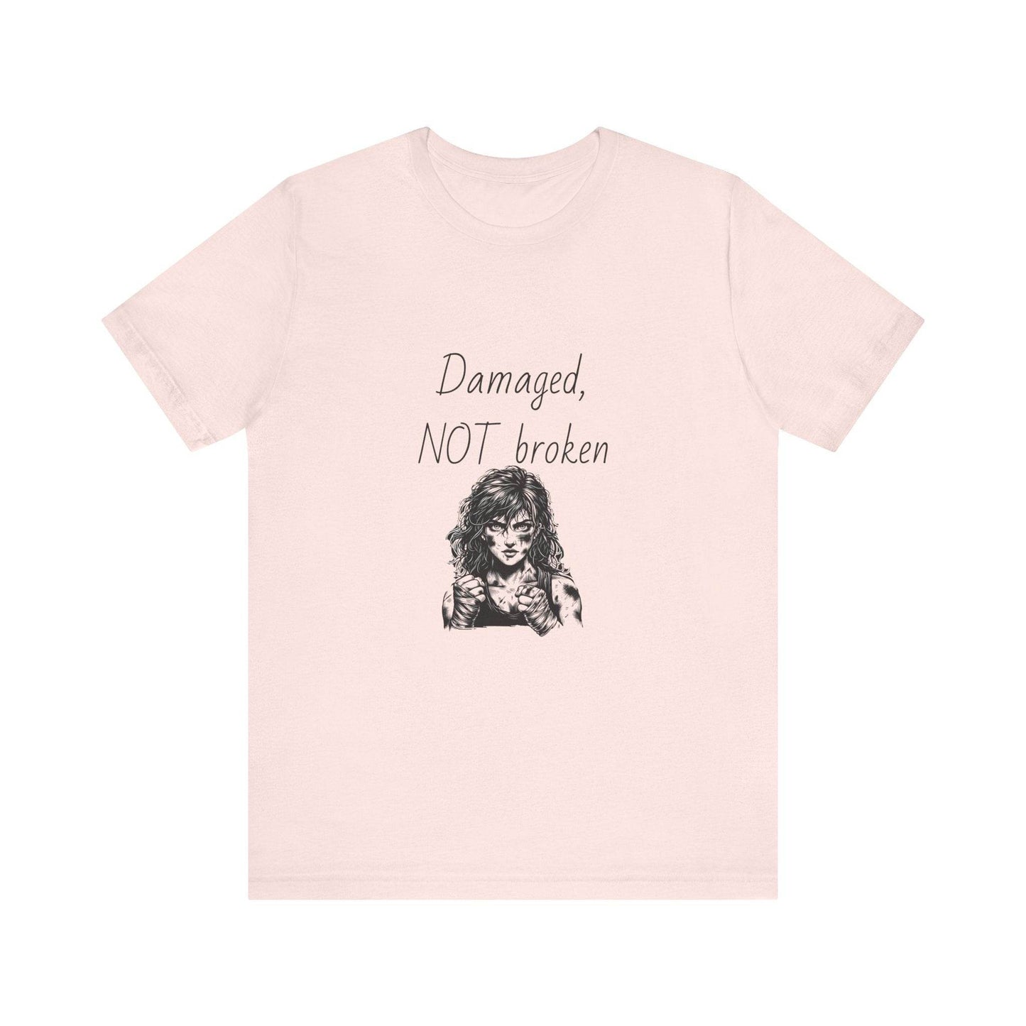 Fierce Survivor Unisex Short Sleeve Tee - Damaged, NOT broken - The Dreamer's Bookshop.