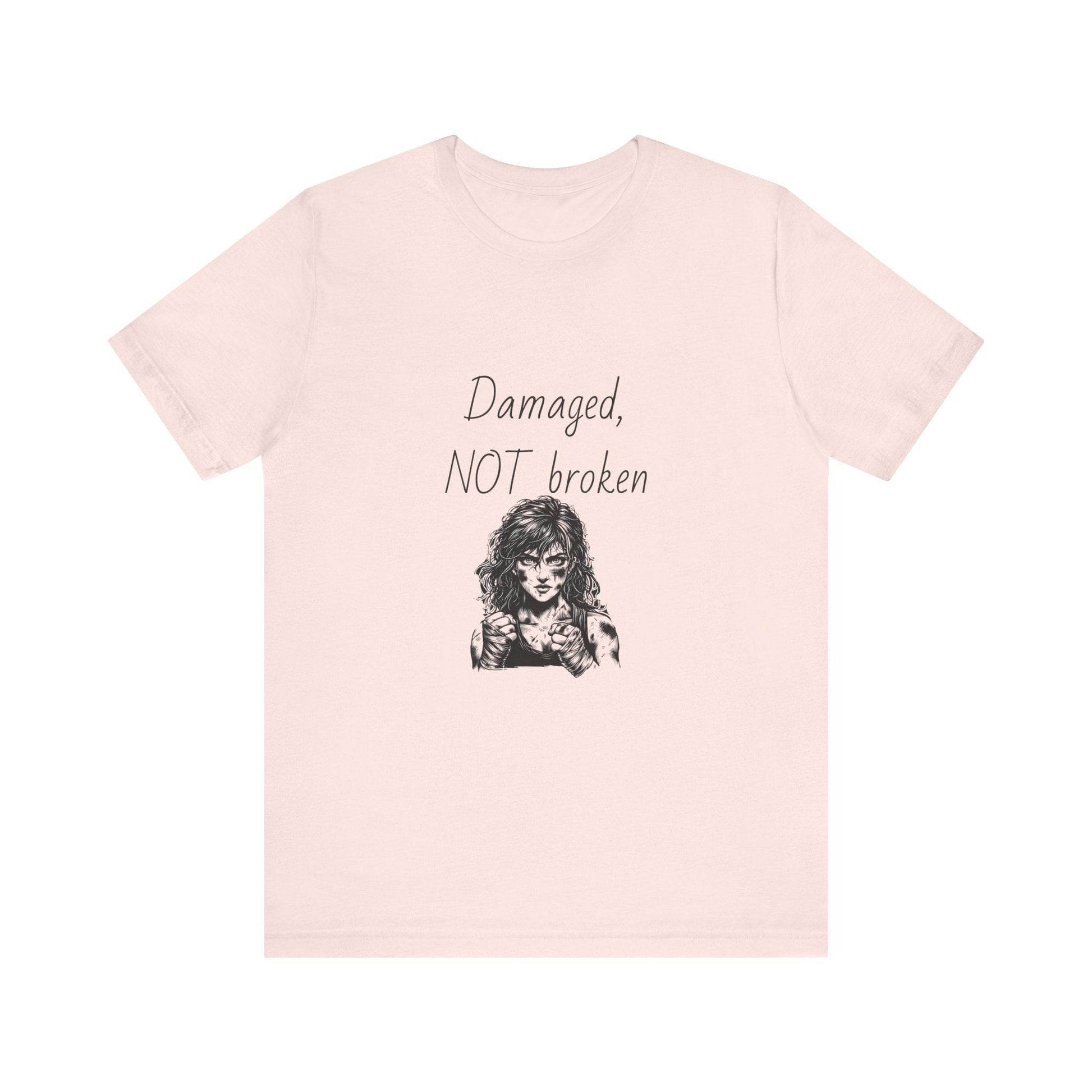 Fierce Survivor Unisex Short Sleeve Tee - Damaged, NOT broken - The Dreamer's Bookshop.