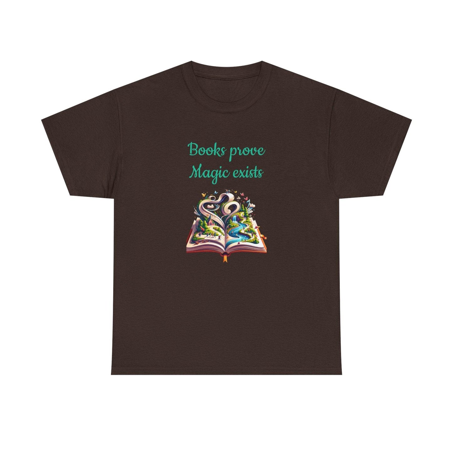 Magic Exists -A Unisex Heavy Cotton Tee - Perfect Gift for Book Lovers - The Dreamer's Bookshop.