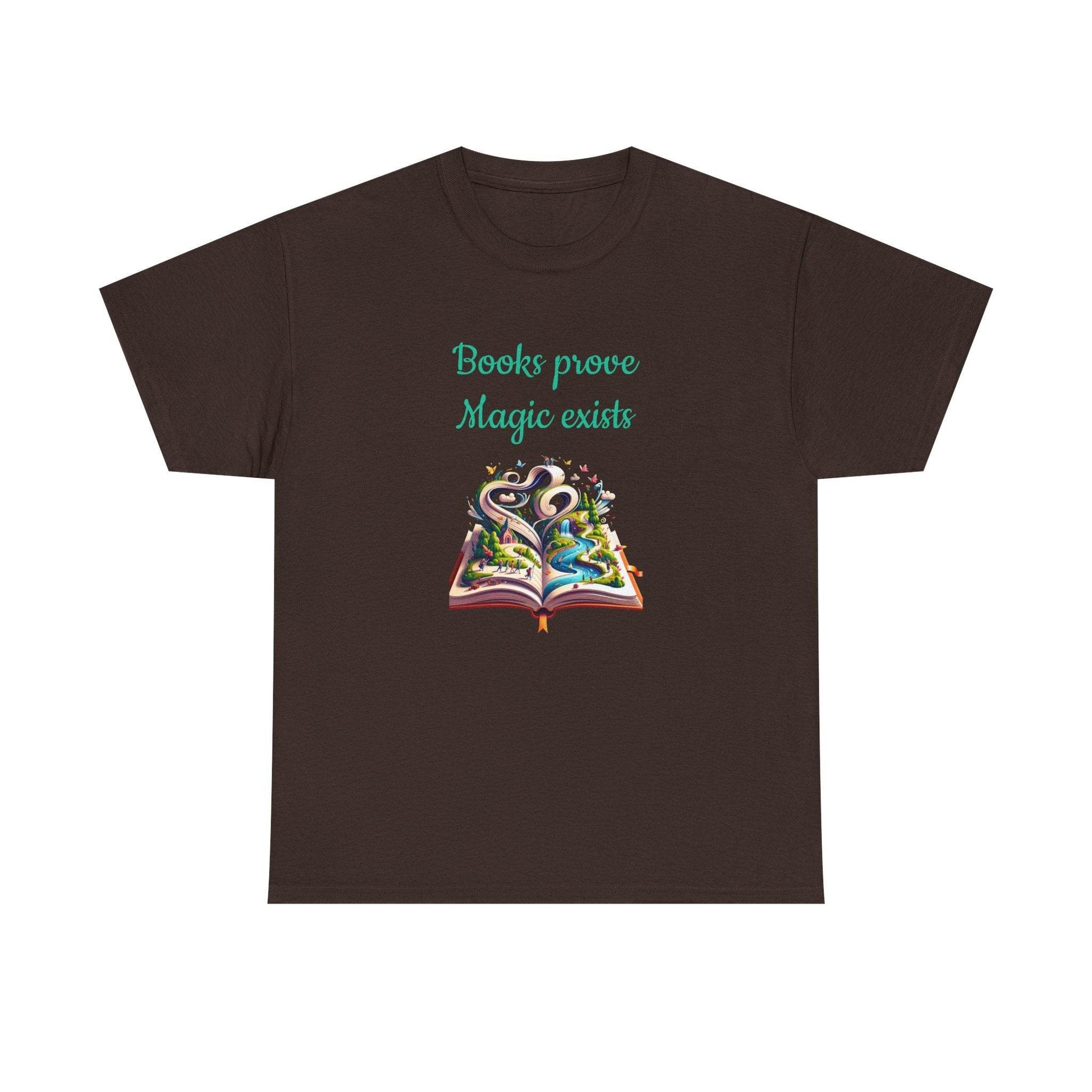 Magic Exists -A Unisex Heavy Cotton Tee - Perfect Gift for Book Lovers - The Dreamer's Bookshop.