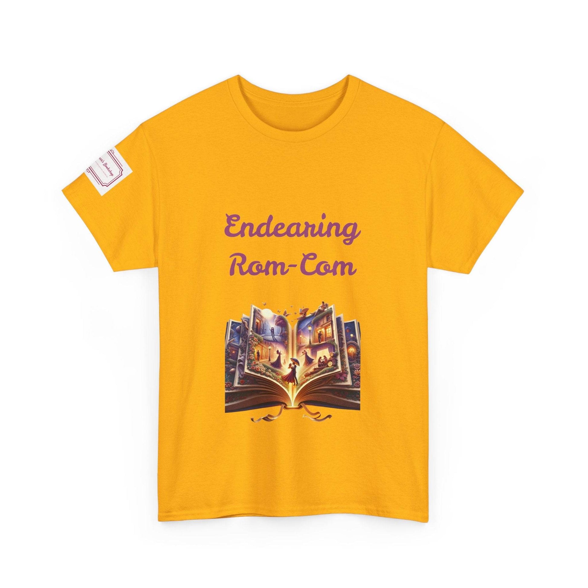 Endearing - Unisex Heavy Cotton Tee - Rom-Com Books - The Dreamer's Bookshop.