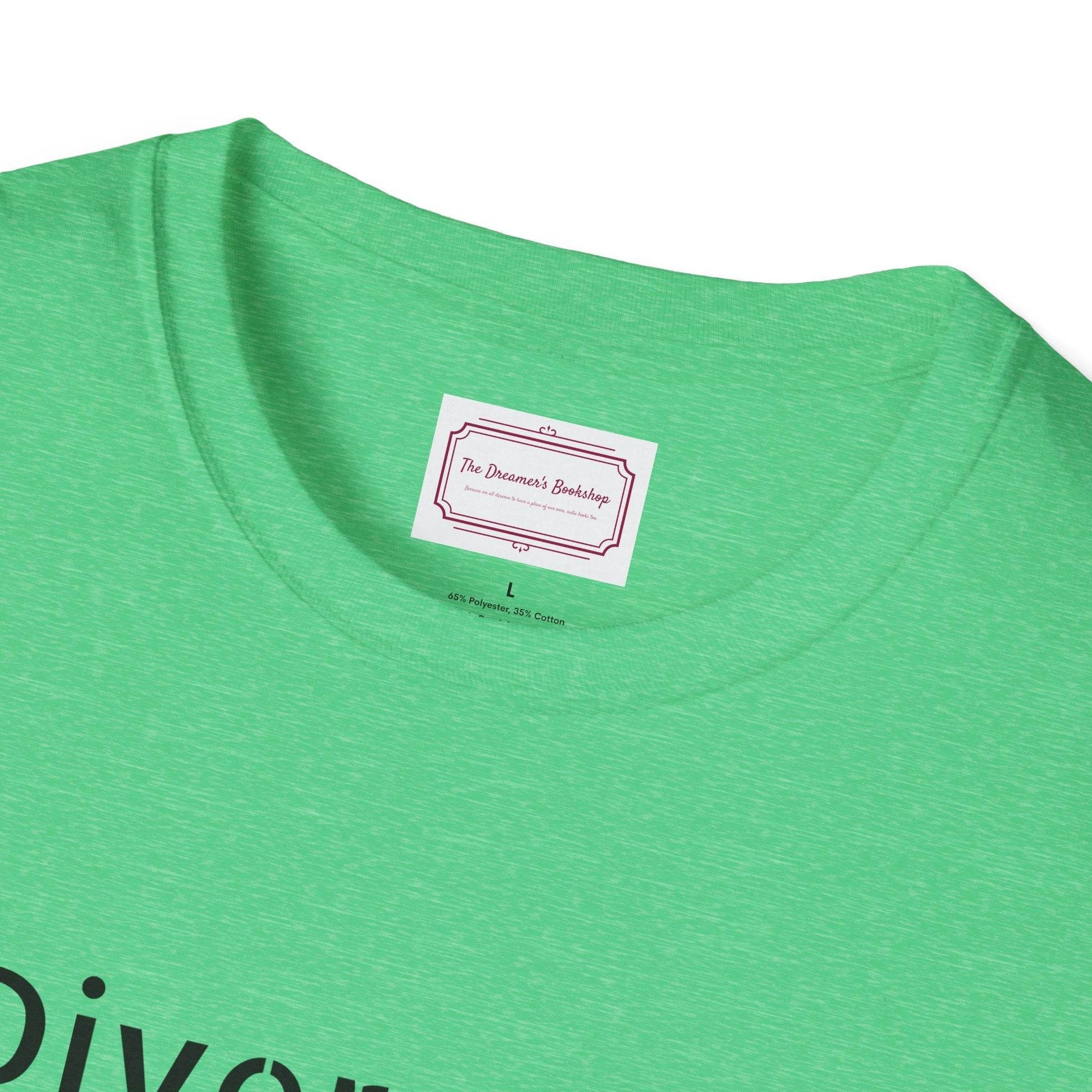 Divergent Neurodivergent T-Shirt - Unisex Softstyle Tee for Acceptance and Awareness - The Dreamer's Bookshop.