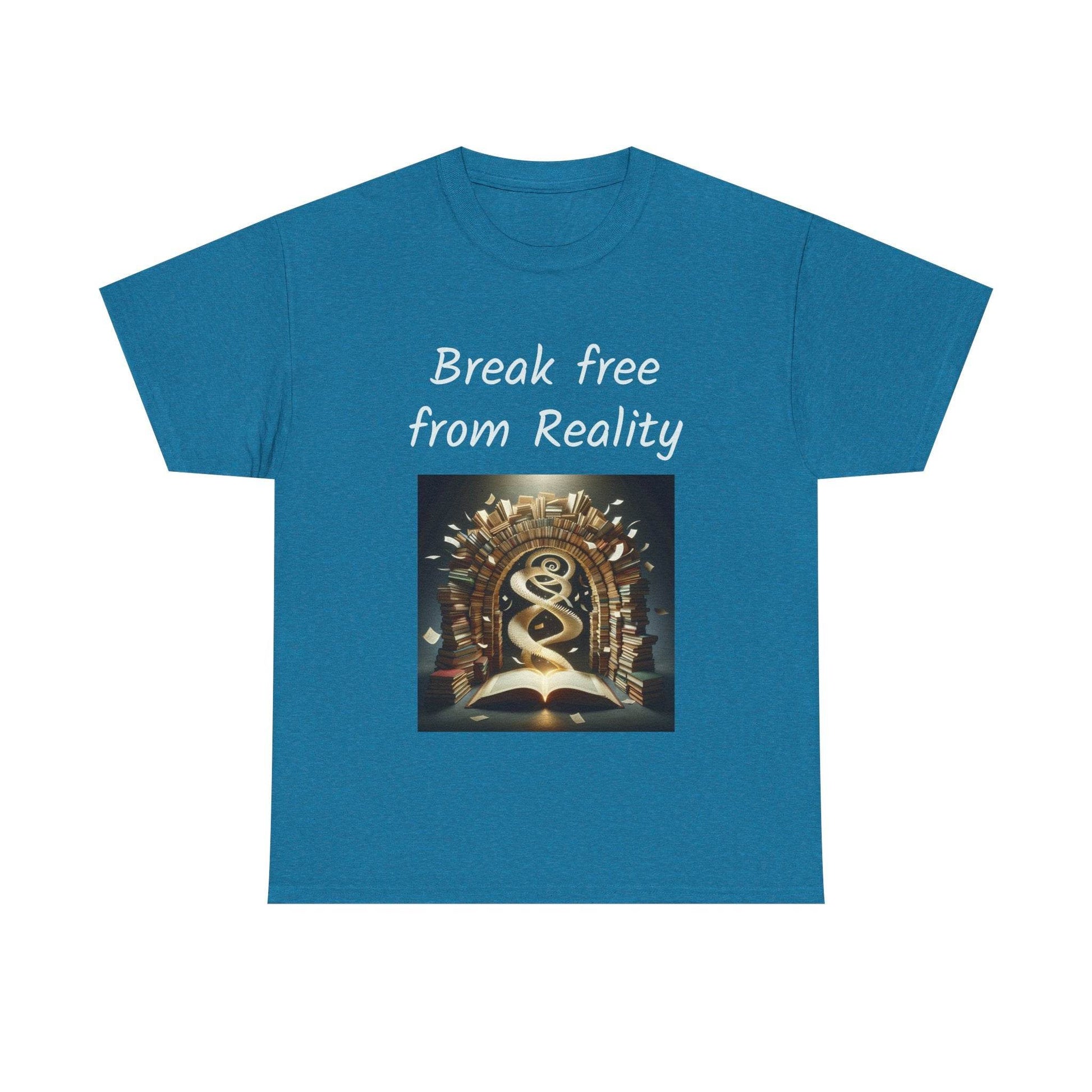 Break Free - Unisex Heavy Cotton Tee - Book Lovers - The Dreamer's Bookshop.