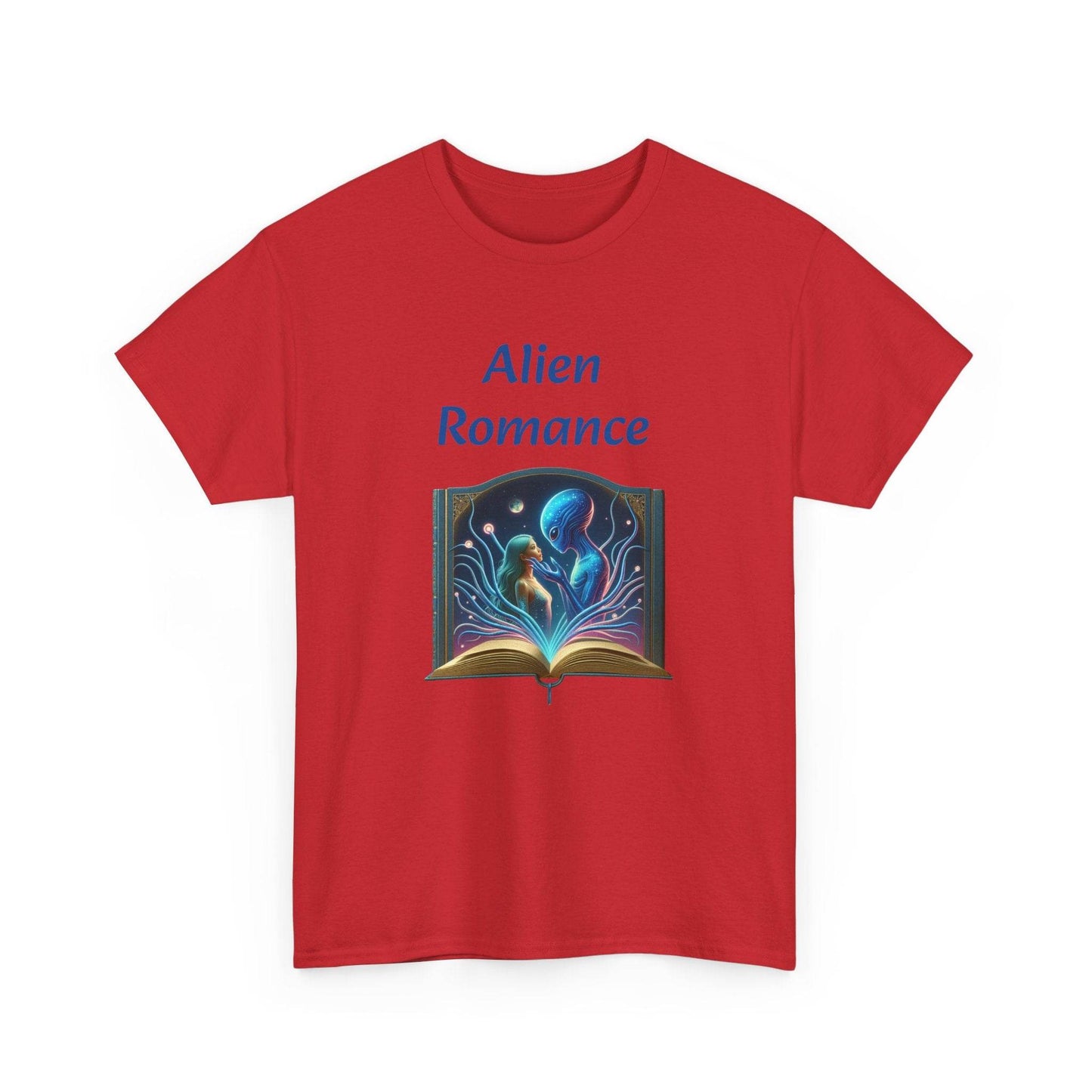 Sci-Fi - Graphic Tee - Unisex Heavy Cotton T-Shirt Alien Romance Books - The Dreamer's Bookshop.