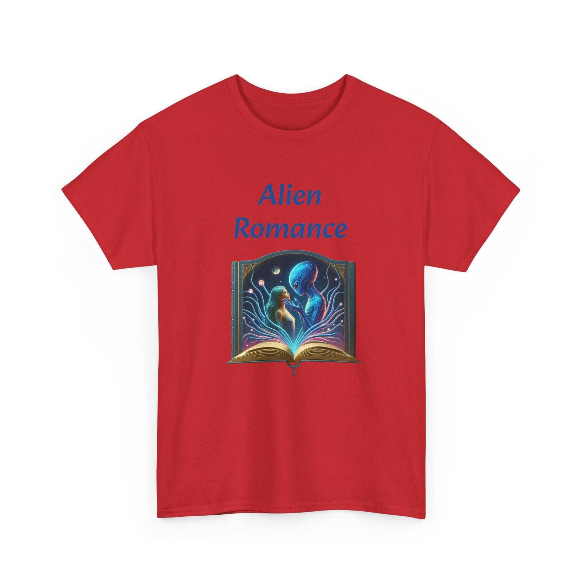 Sci-Fi - Graphic Tee - Unisex Heavy Cotton T-Shirt Alien Romance Books - The Dreamer's Bookshop.