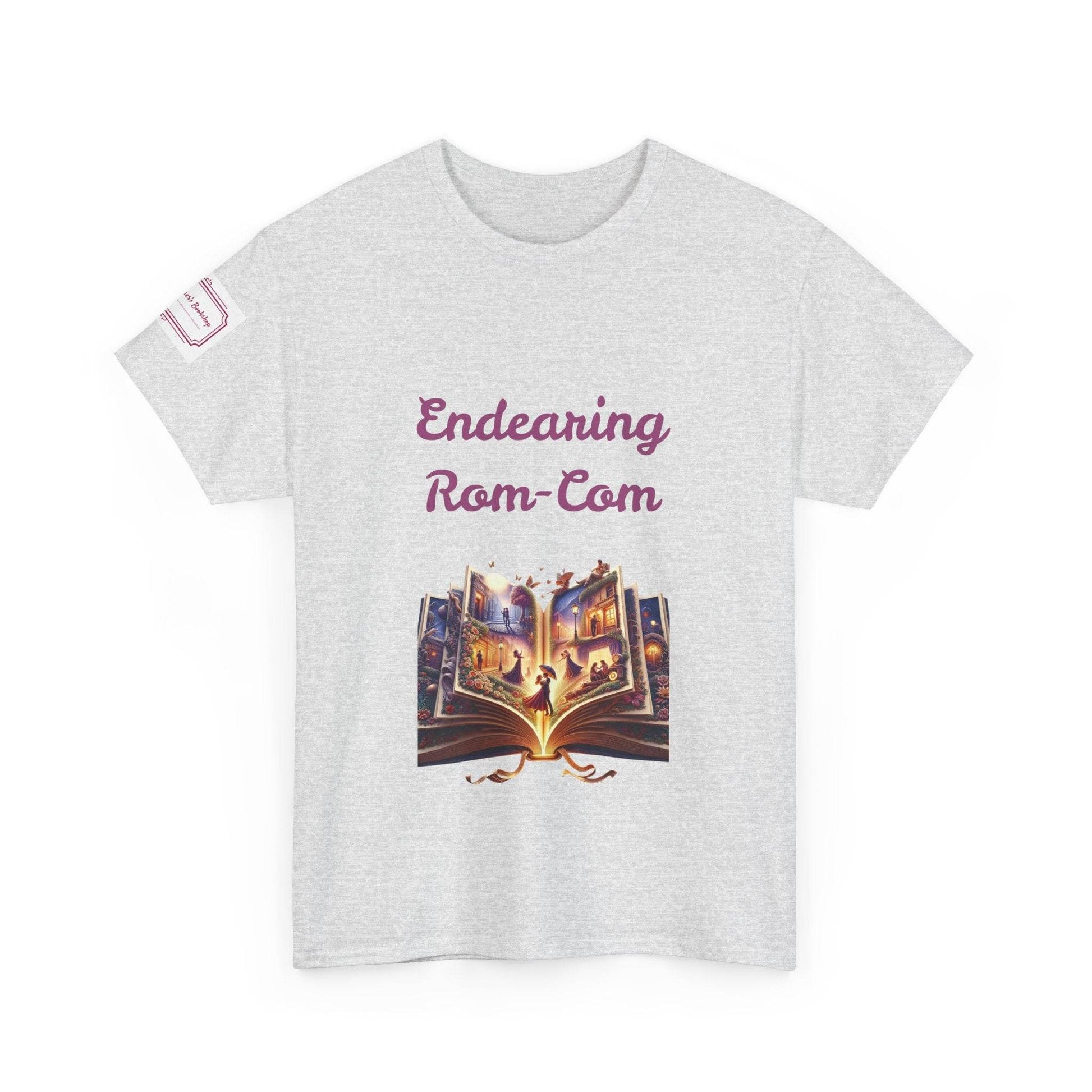 Endearing - Unisex Heavy Cotton Tee - Rom-Com Books - The Dreamer's Bookshop.
