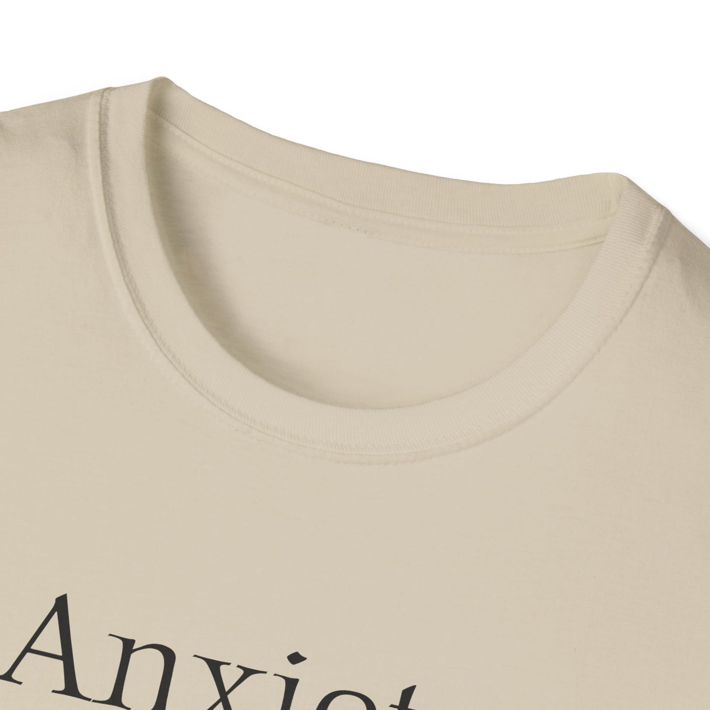 Anxiety Warrior Unisex Softstyle T-Shirt - Empowering Battle Against Mental Health