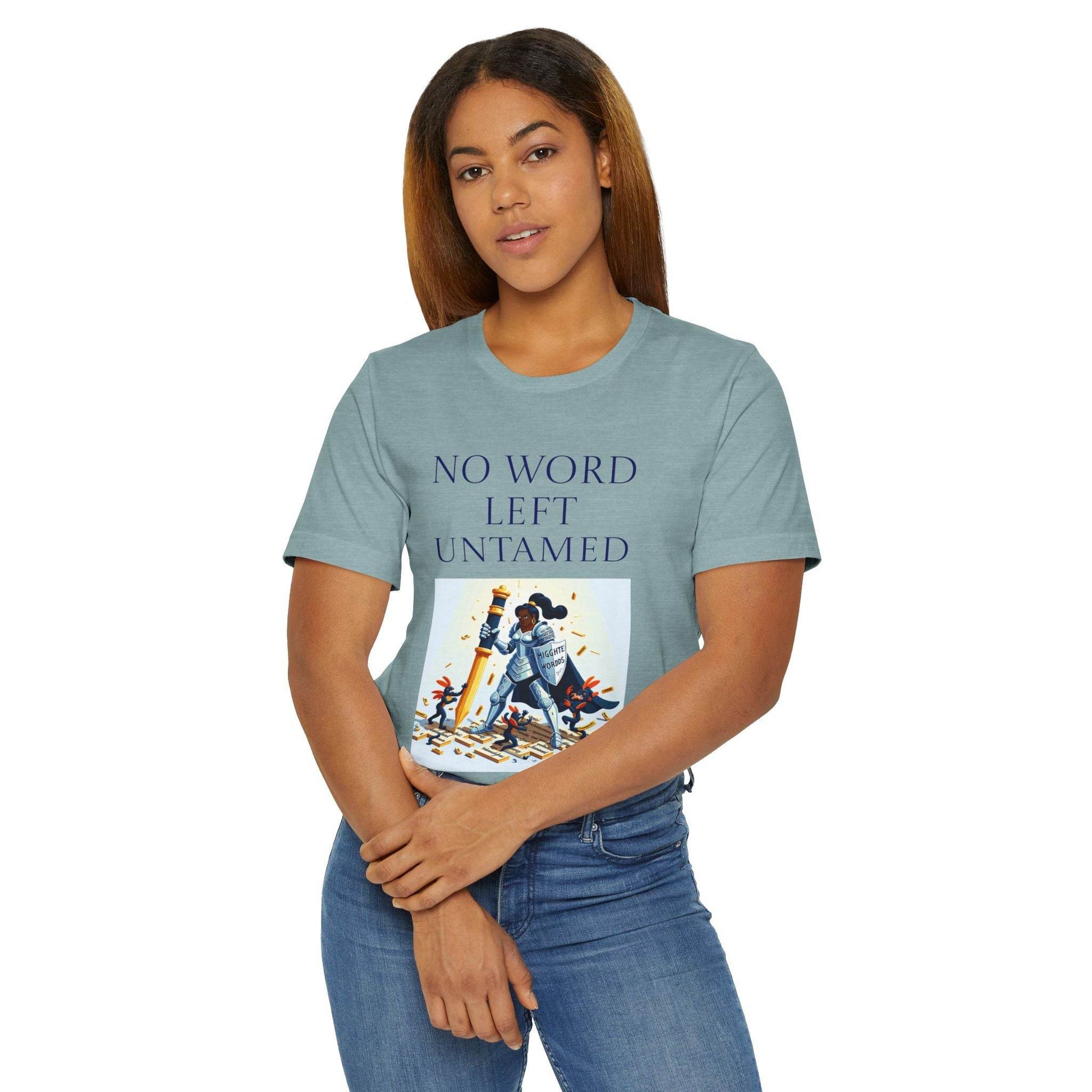 Unisex Jersey T-Shirt - No Word - The Dreamer's Bookshop.