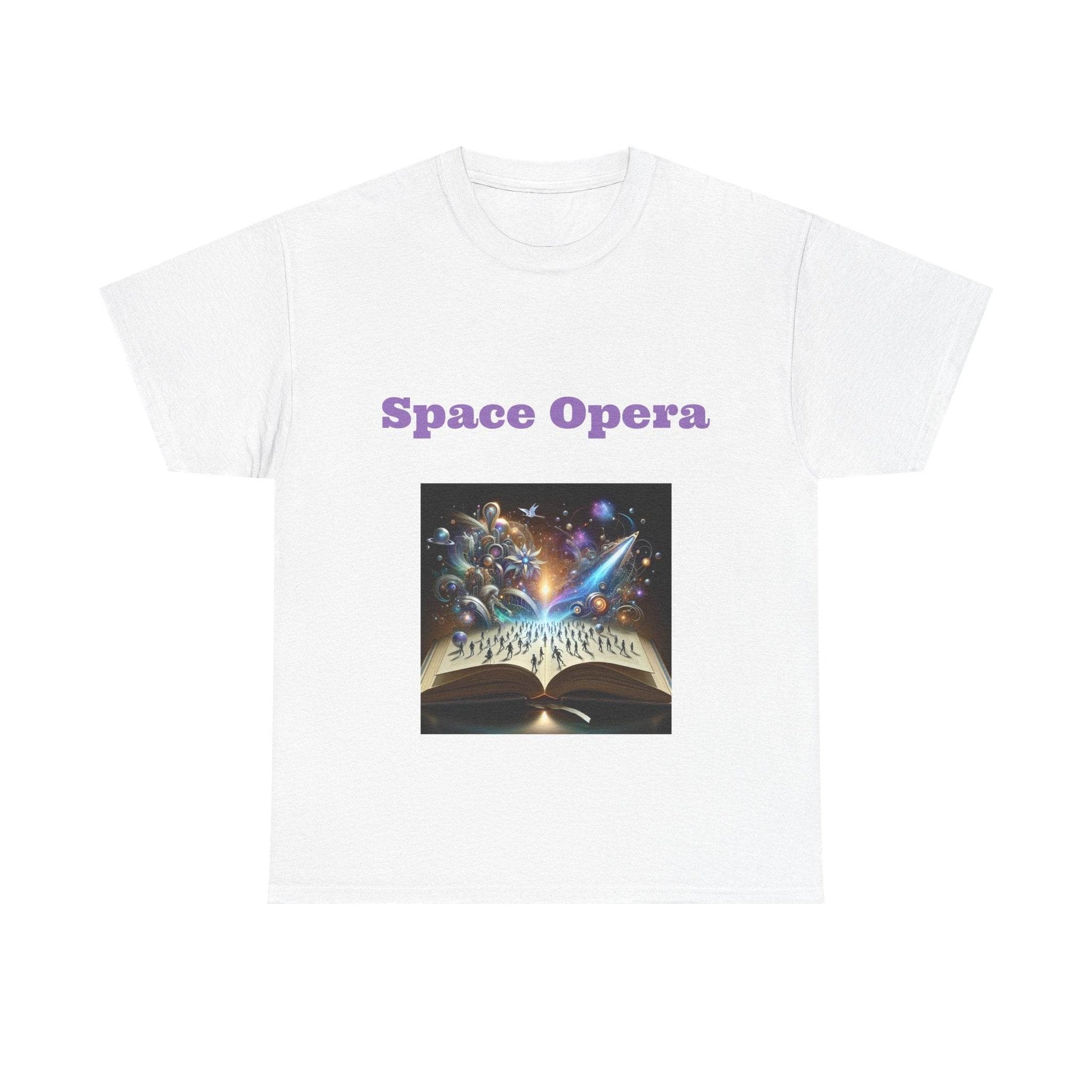 Space Opera - Unisex Heavy Cotton Tee - Sci-Fi Books - The Dreamer's Bookshop.