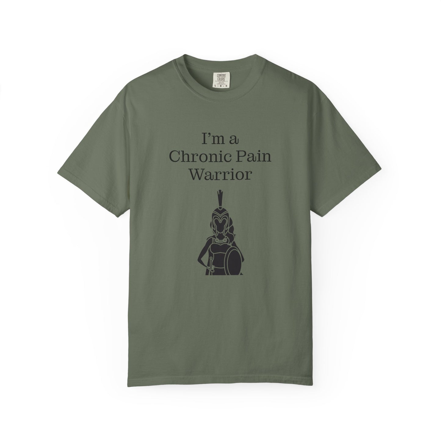 Chronic Pain Warrior Unisex Garment-Dyed T-shirt - Inspirational Motivational Tee