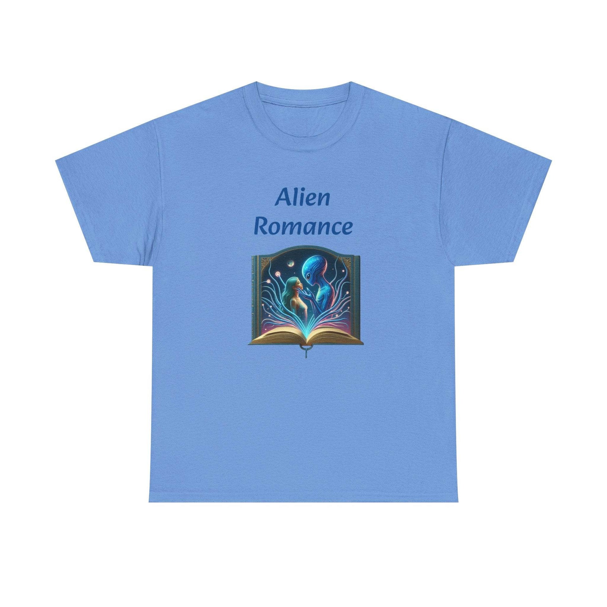 Sci-Fi - Graphic Tee - Unisex Heavy Cotton T-Shirt Alien Romance Books - The Dreamer's Bookshop.
