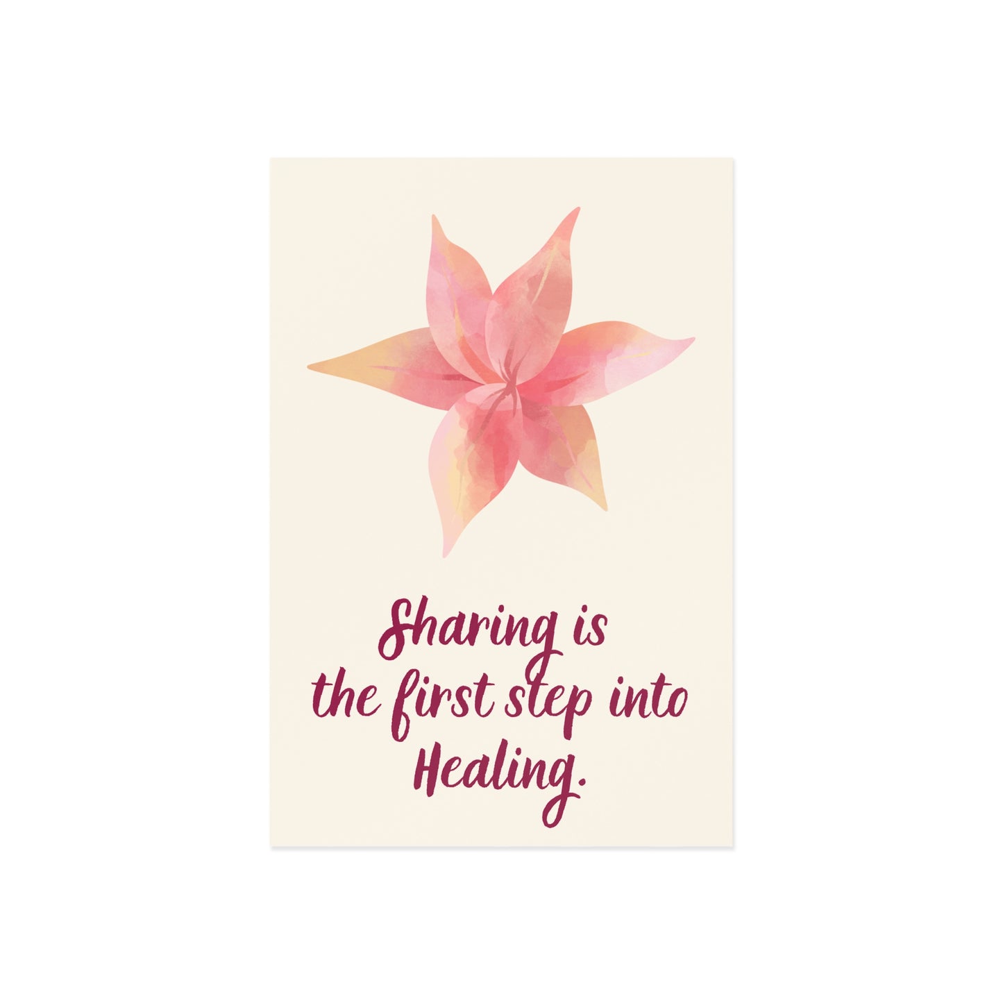 The Dreamer's Bookshop - Love Yourself Card "Sharing" - The Dreamer's Bookshop.