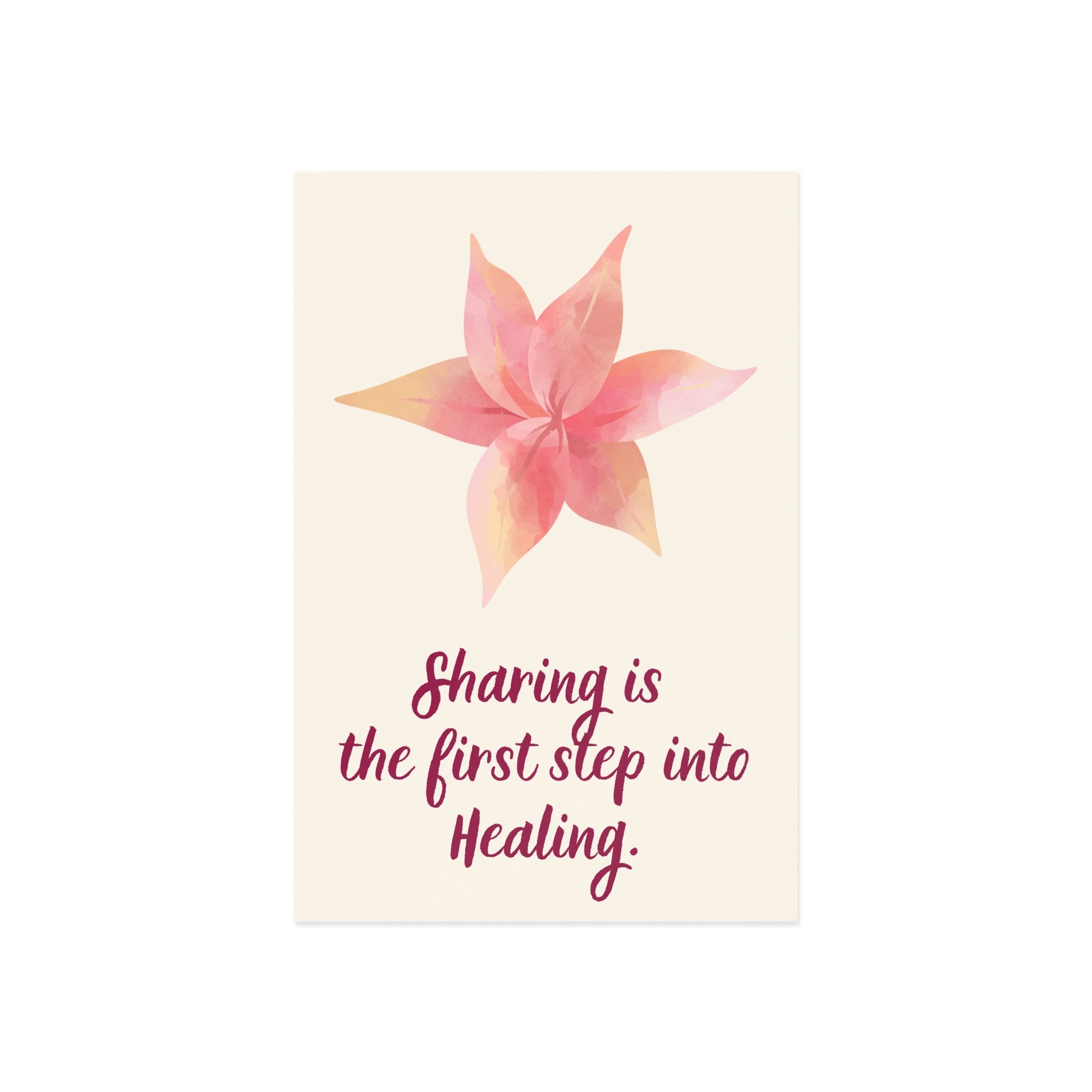 The Dreamer's Bookshop - Love Yourself Card "Sharing" - The Dreamer's Bookshop.