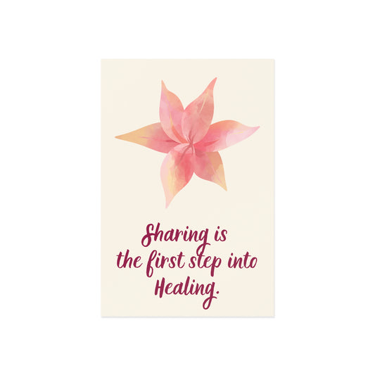 The Dreamer's Bookshop - Love Yourself Card "Sharing" - The Dreamer's Bookshop.
