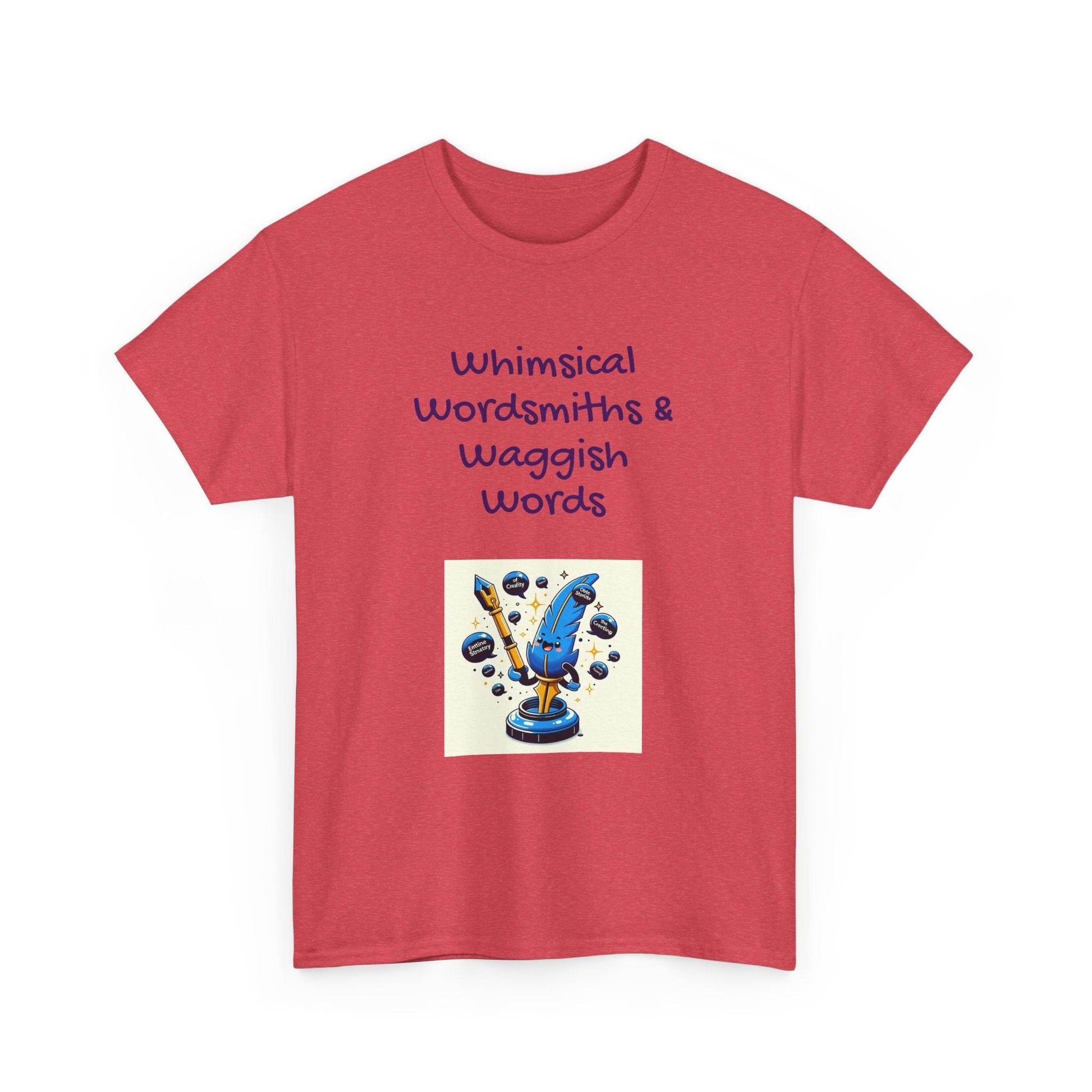 Whimsical Words Unisex Cotton Tee - Fun Graphic T-Shirt for Word Lovers - The Dreamer's Bookshop.