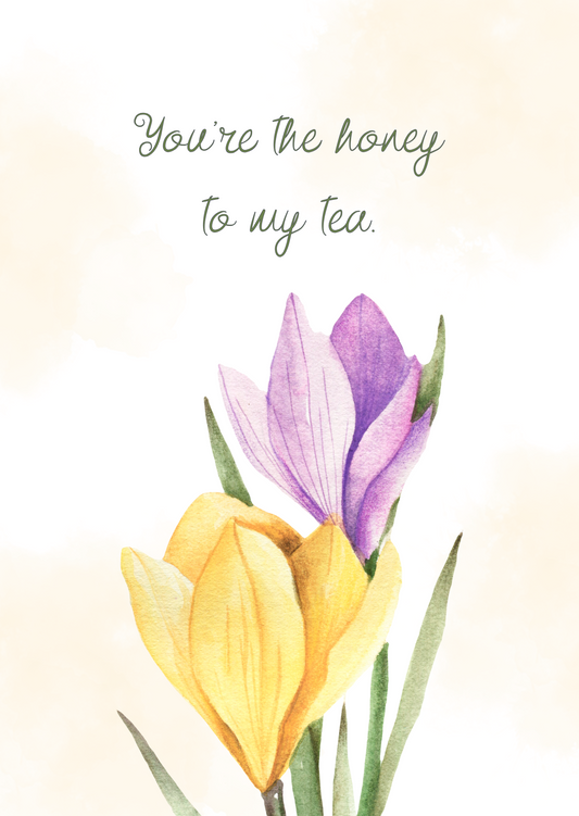 The Dreamer's Bookshop "The Honey" Affection Card - The Dreamer's Bookshop.