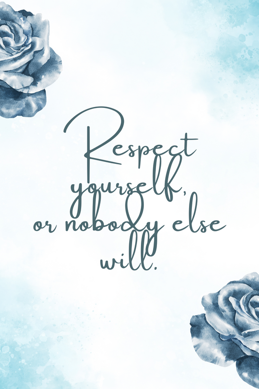 The Dreamer's Bookshop "Respect yourself" Affirmation Card - The Dreamer's Bookshop.