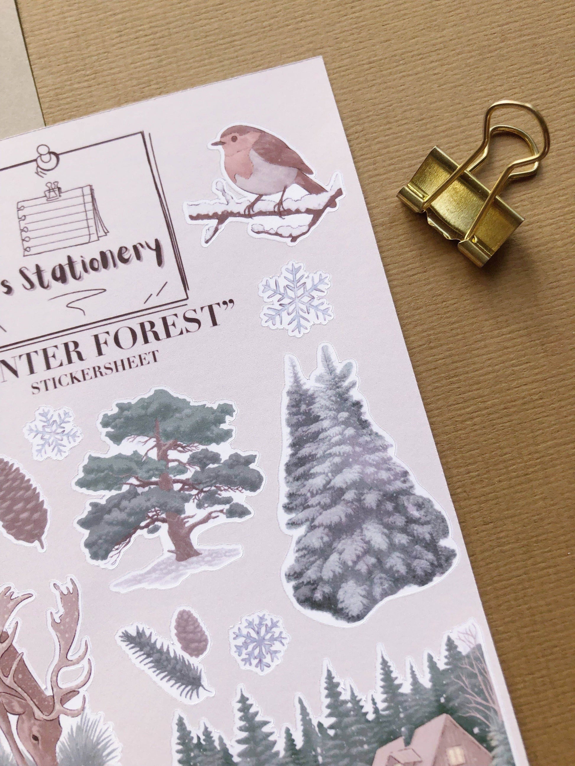 T's Stationery - „Winterbos” - The Dreamer's Bookshop.