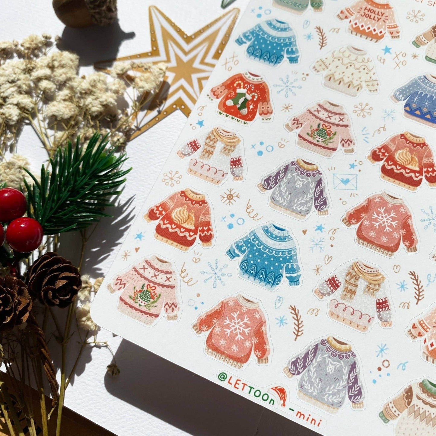 LETTOOn - Stickervel - Warme Winter - The Dreamer's Bookshop.
