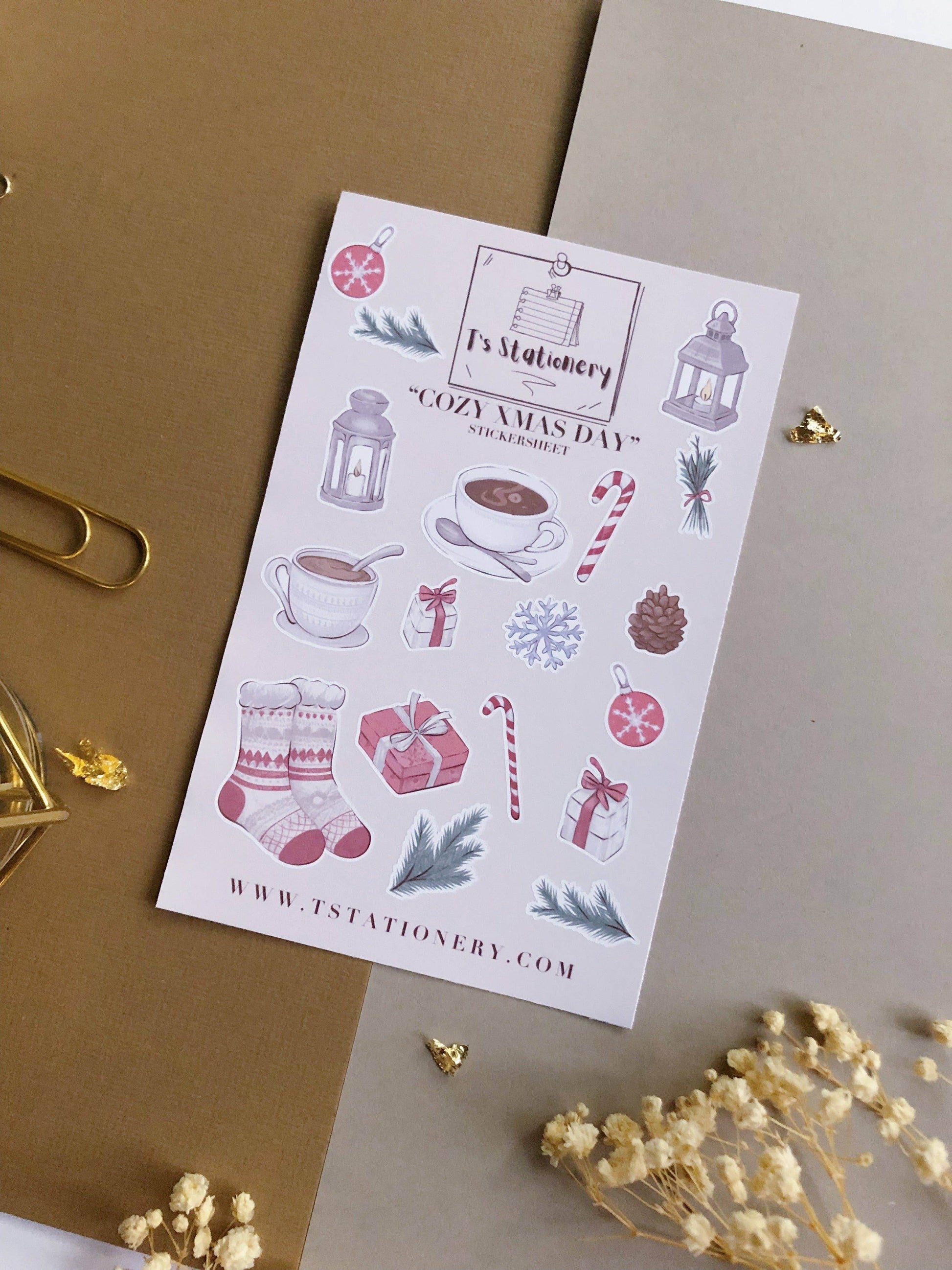 T's Stationery - „Gezellige kerstdag” - The Dreamer's Bookshop.