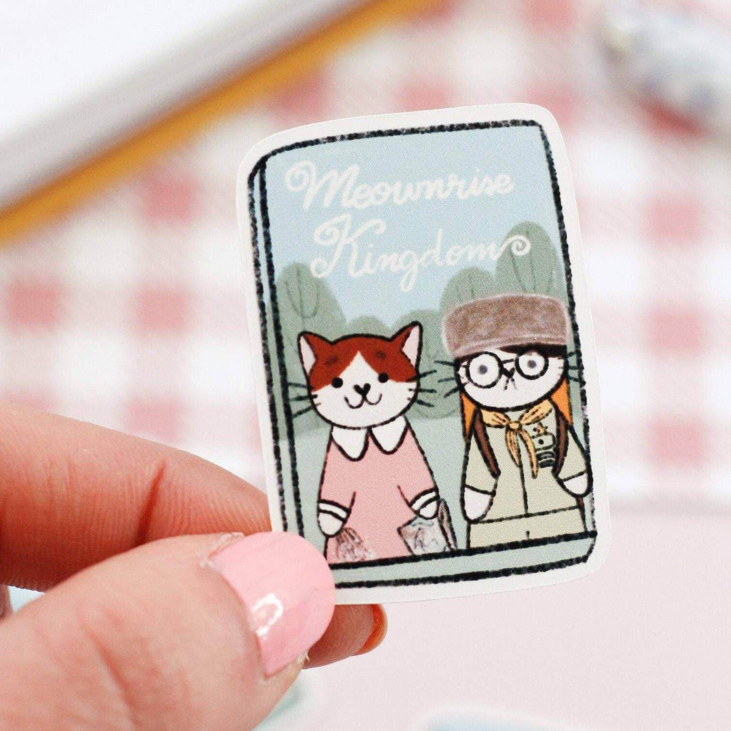 My Sweet Paper Card - Meownrise Kingdom - Kattensticker - The Dreamer's Bookshop.