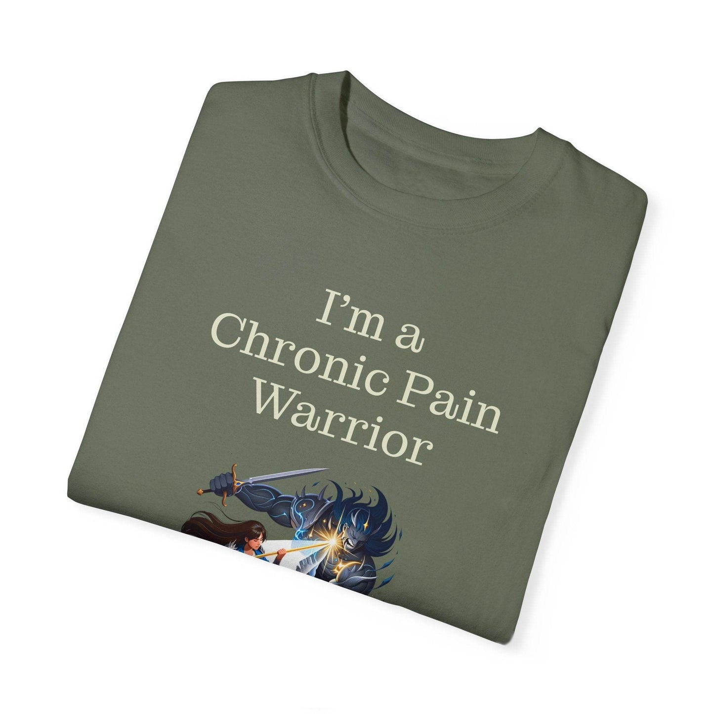 Chronic Pain Warrior Unisex T-Shirt - Empowering Tee for Healthcare Awareness - The Dreamer's Bookshop.