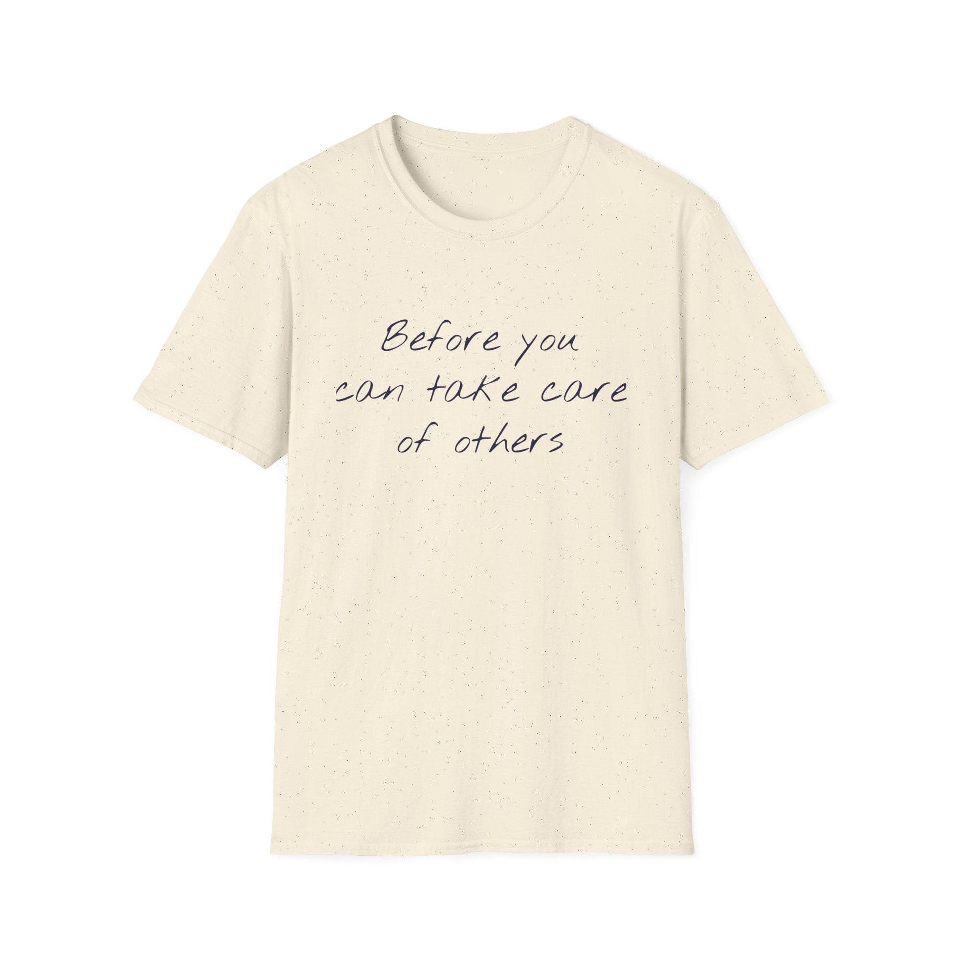 Unisex Softstyle T-Shirt - 'Take Care' Inspirational - The Dreamer's Bookshop.