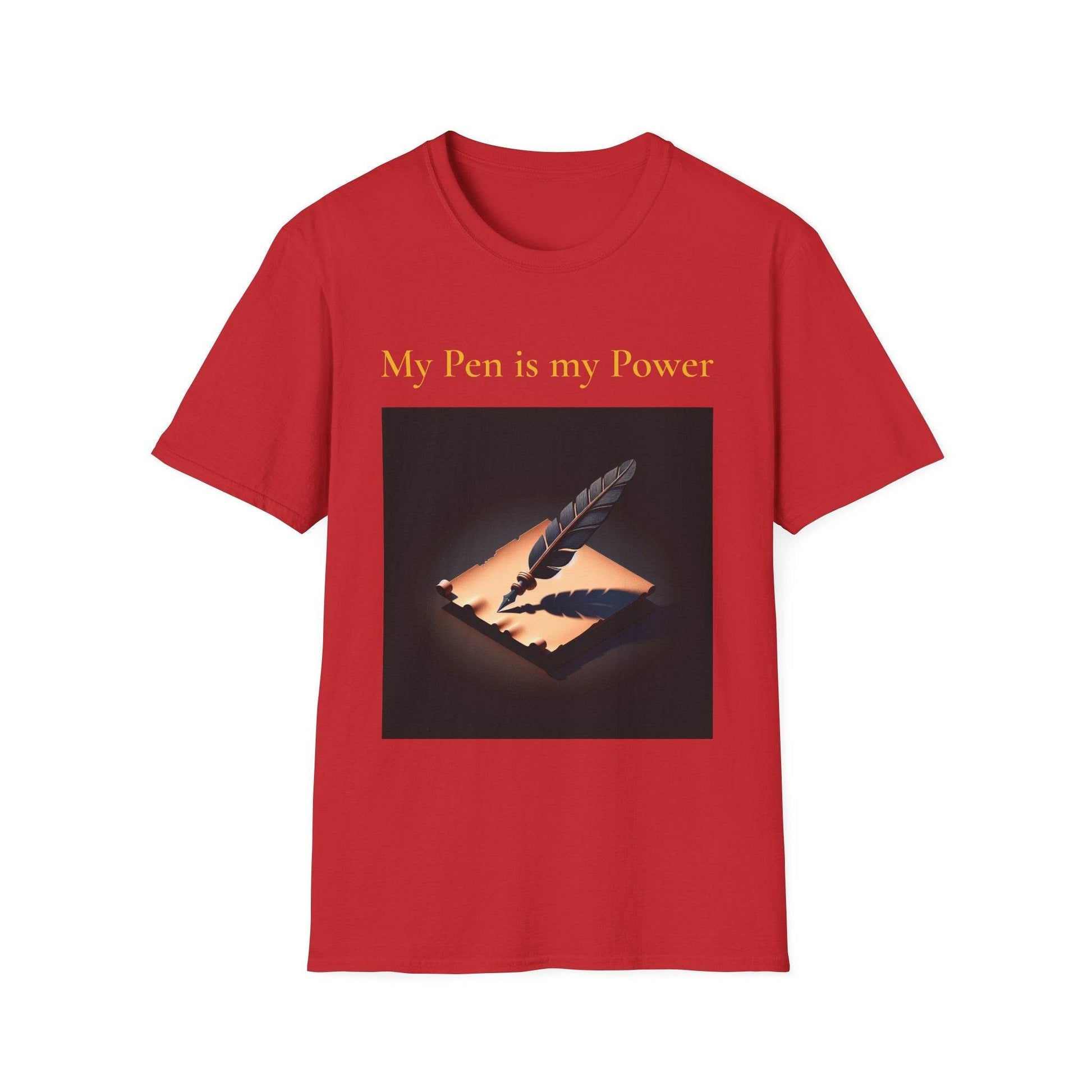 Unisex Softstyle T-Shirt - 'My Pen' - The Dreamer's Bookshop.