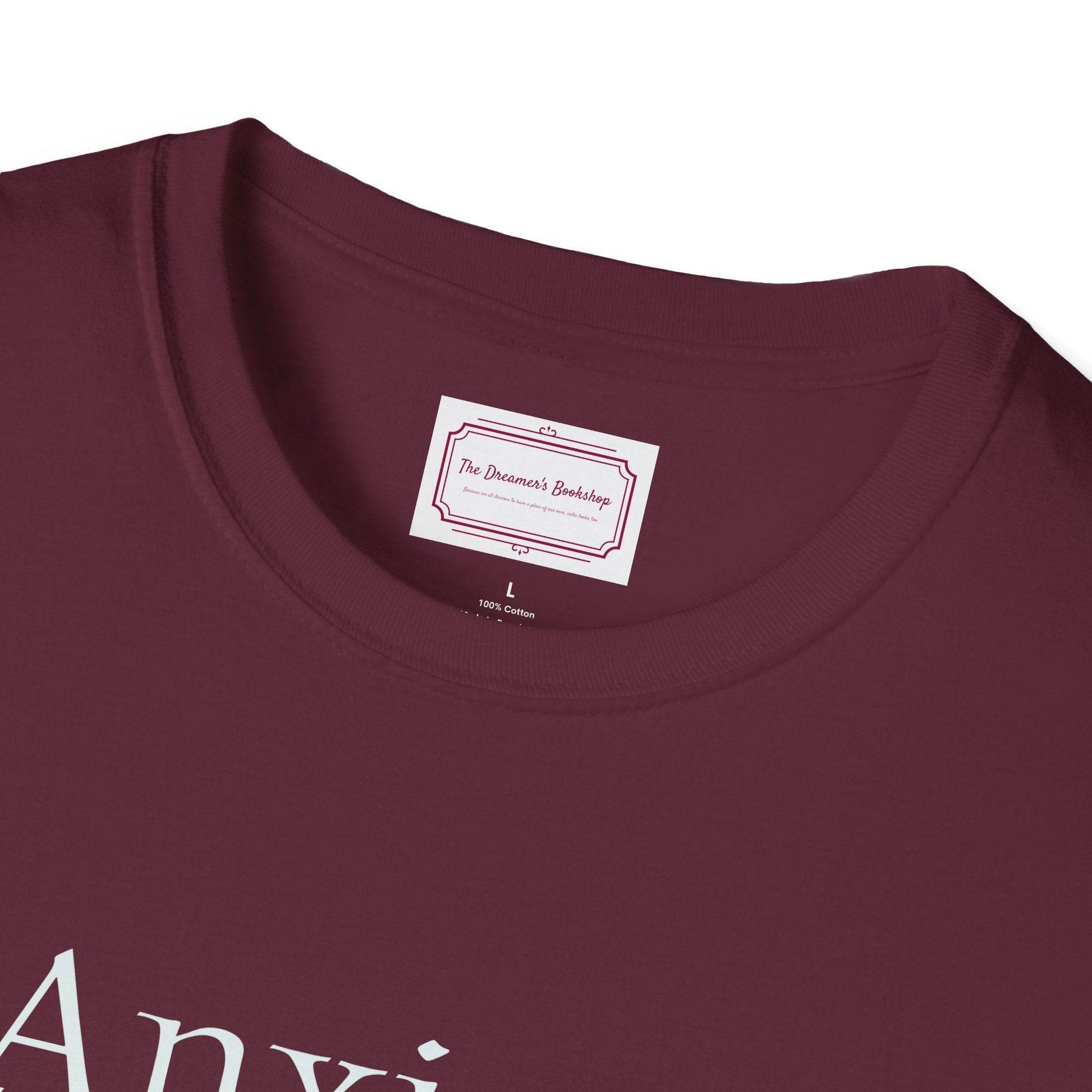 Anxiety Warrior Unisex Softstyle T-Shirt - Embrace Your Battles - The Dreamer's Bookshop.