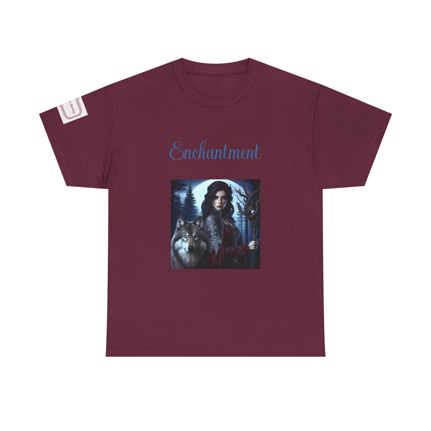 Enchanting Forest Unisex Heavy Cotton Tee - Perfect for Mystical Occasions - The Dreamer's Bookshop.
