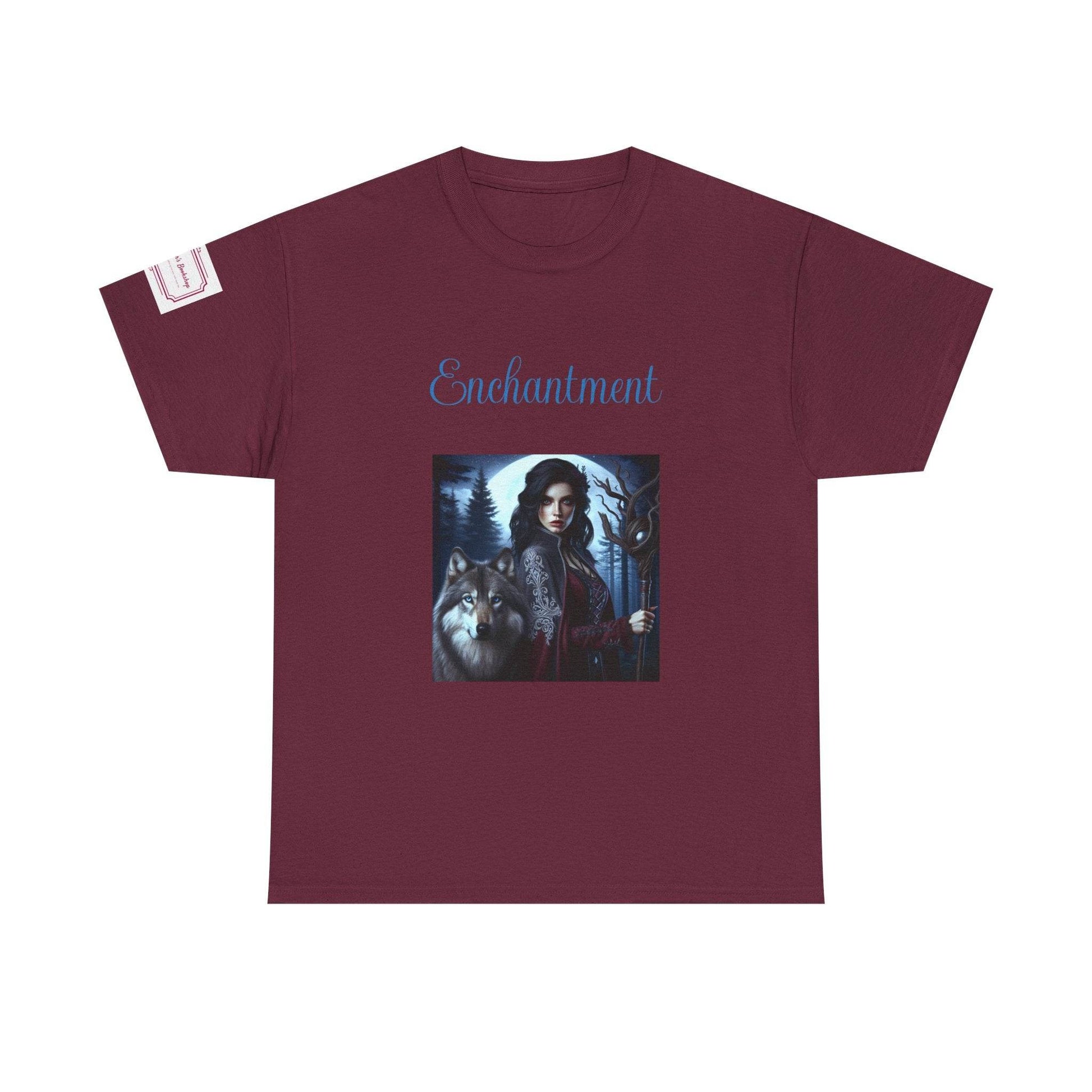Enchanting Forest Unisex Heavy Cotton Tee - Perfect for Mystical Occasions - The Dreamer's Bookshop.