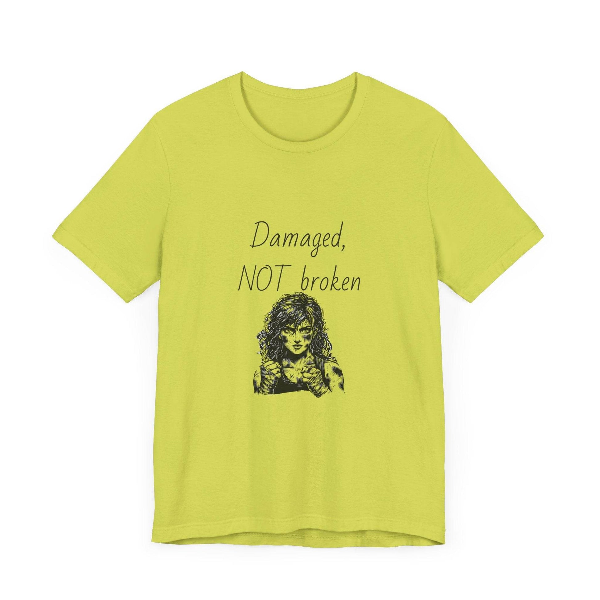 Fierce Survivor Unisex Short Sleeve Tee - Damaged, NOT broken - The Dreamer's Bookshop.
